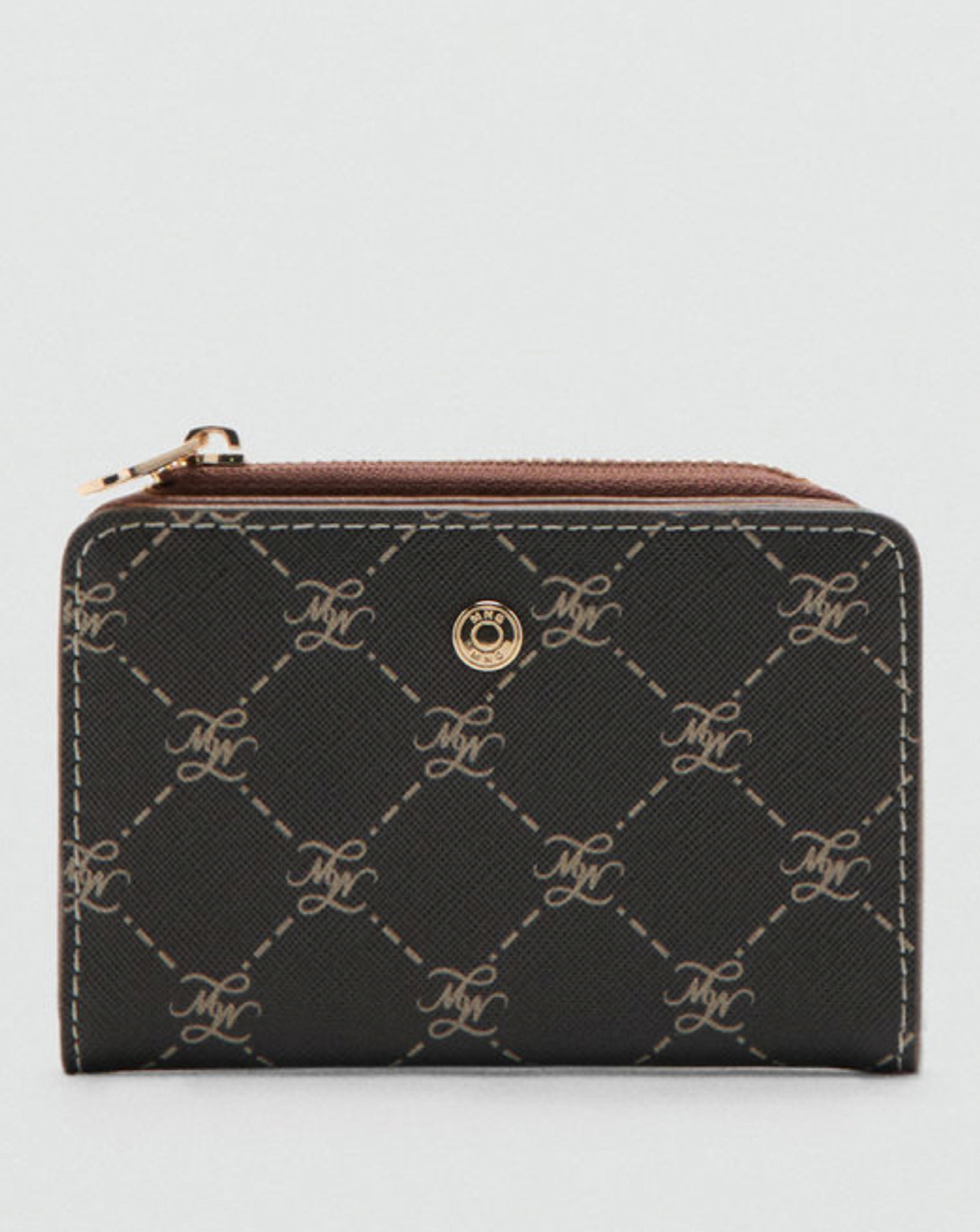 New In - Mango Medium Wallet With Logo Print