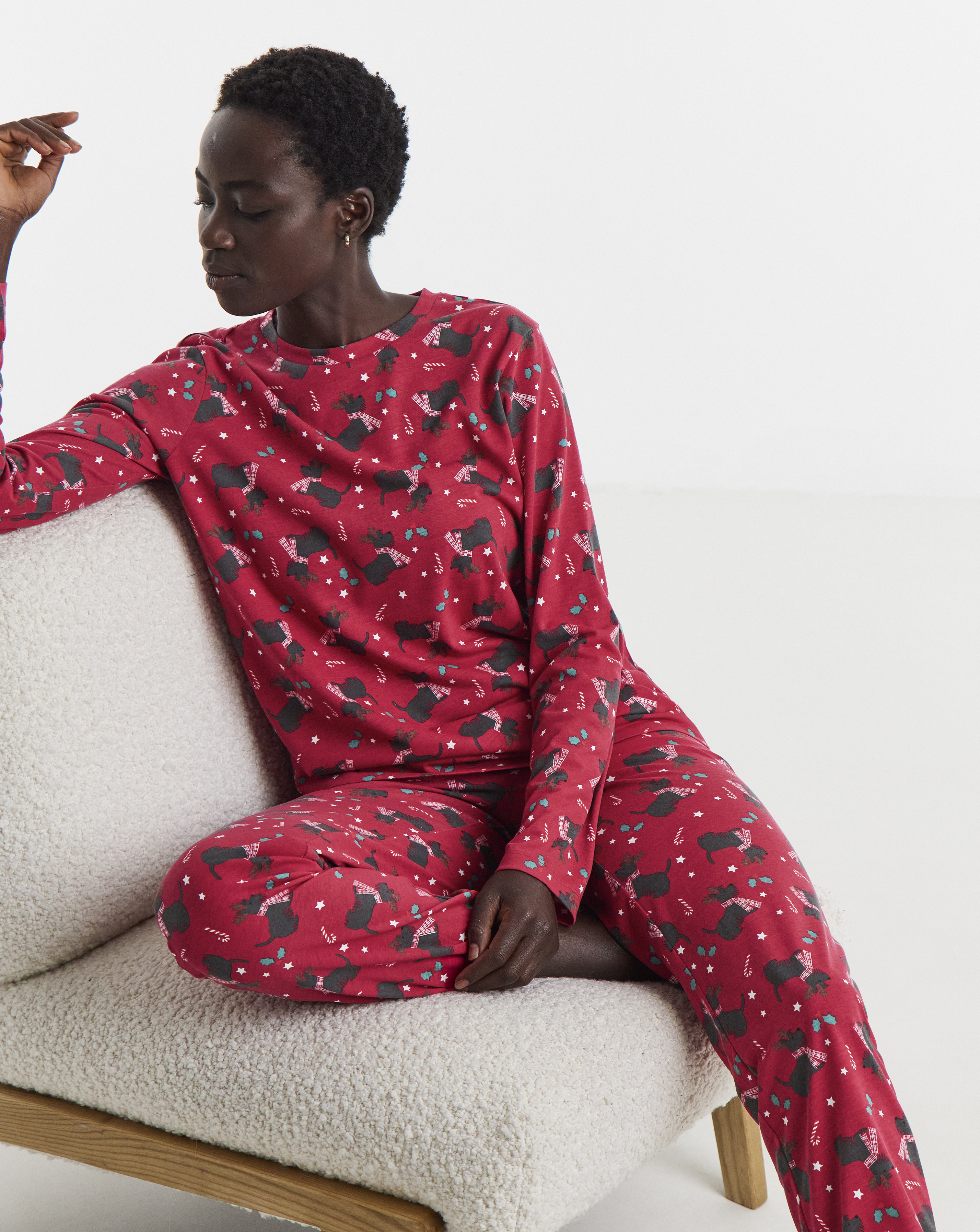 Scottie Dog Family Pyjamas - Womens