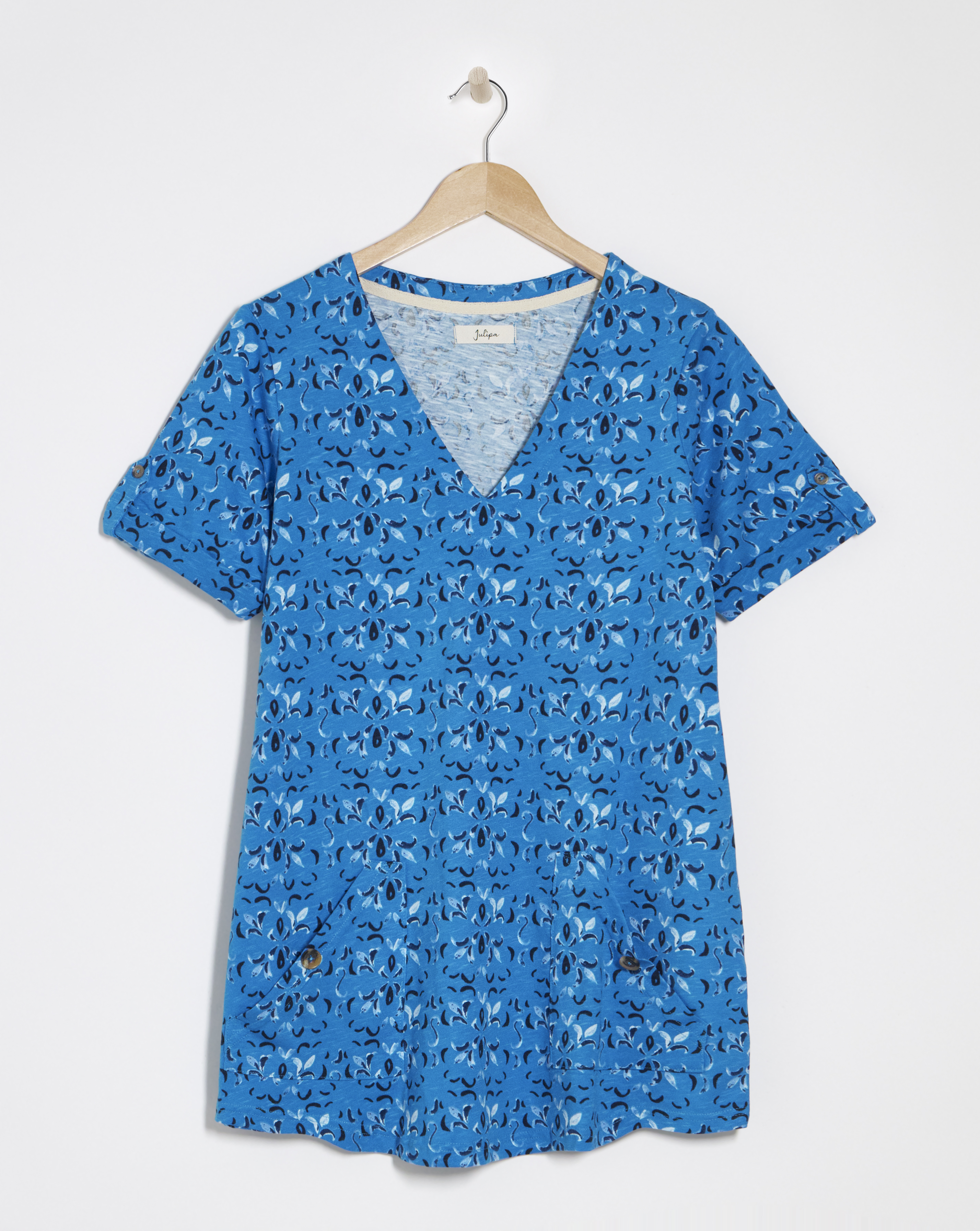 Julipa Pure Cotton Pocket Tunic