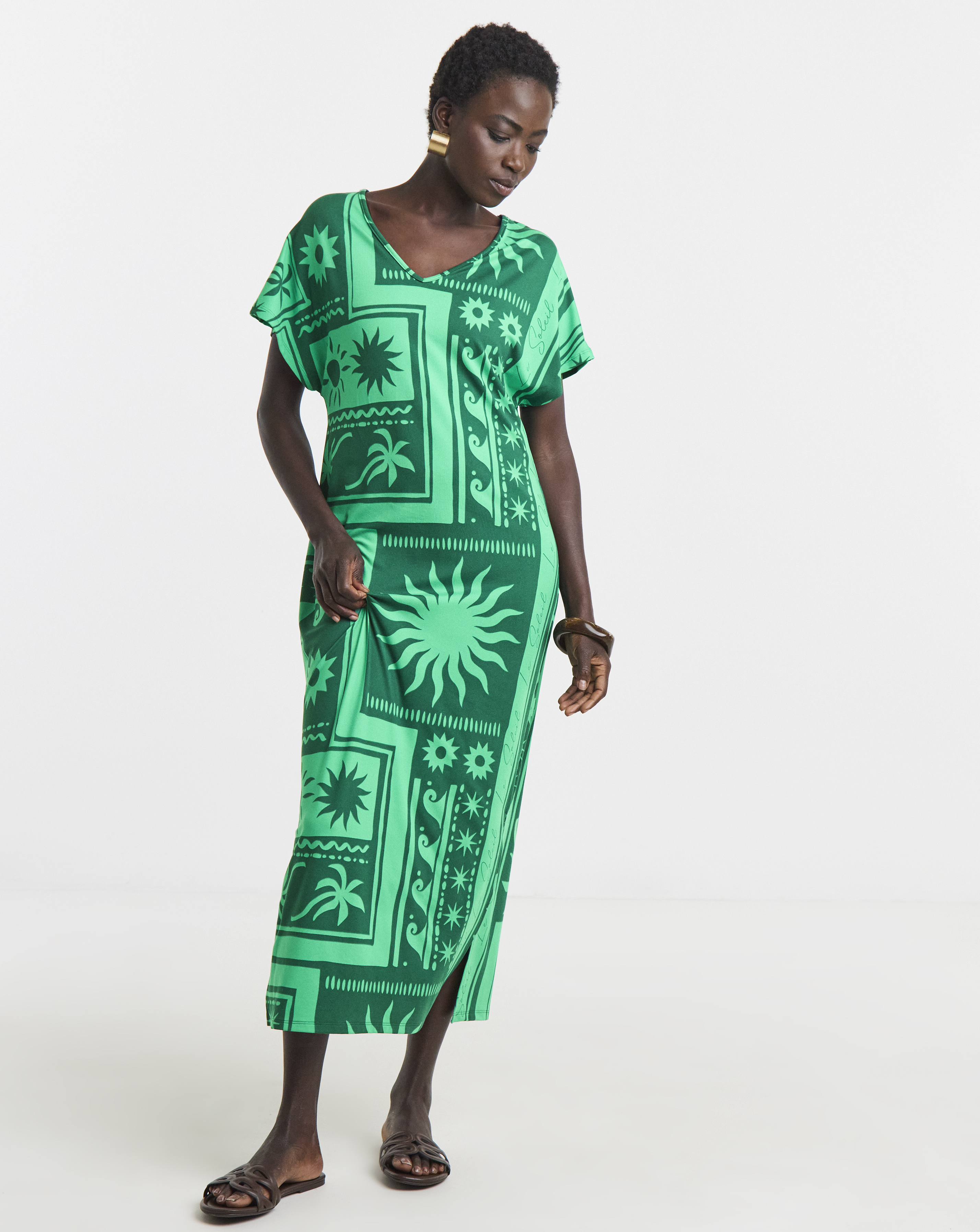 Jersey Midi T-Shirt Dress