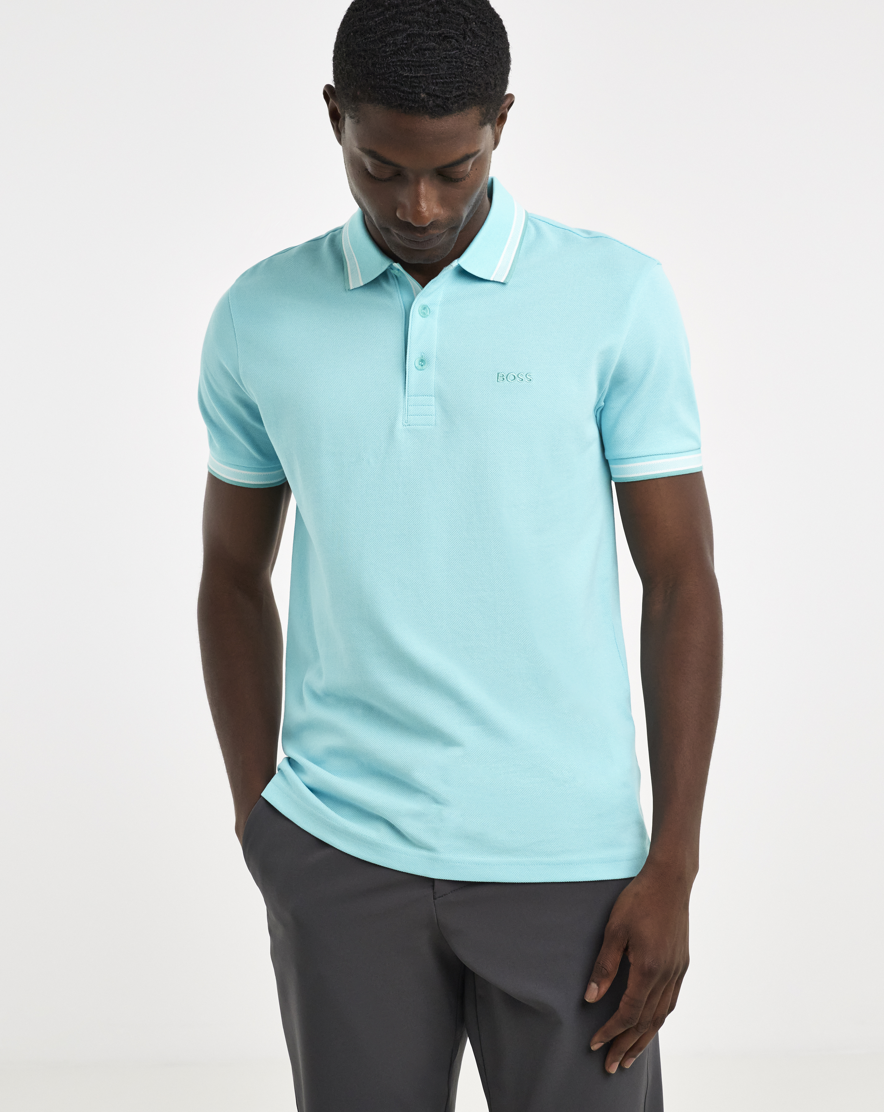 Boss - Men's - Paddy Polo - L - Bright Blue