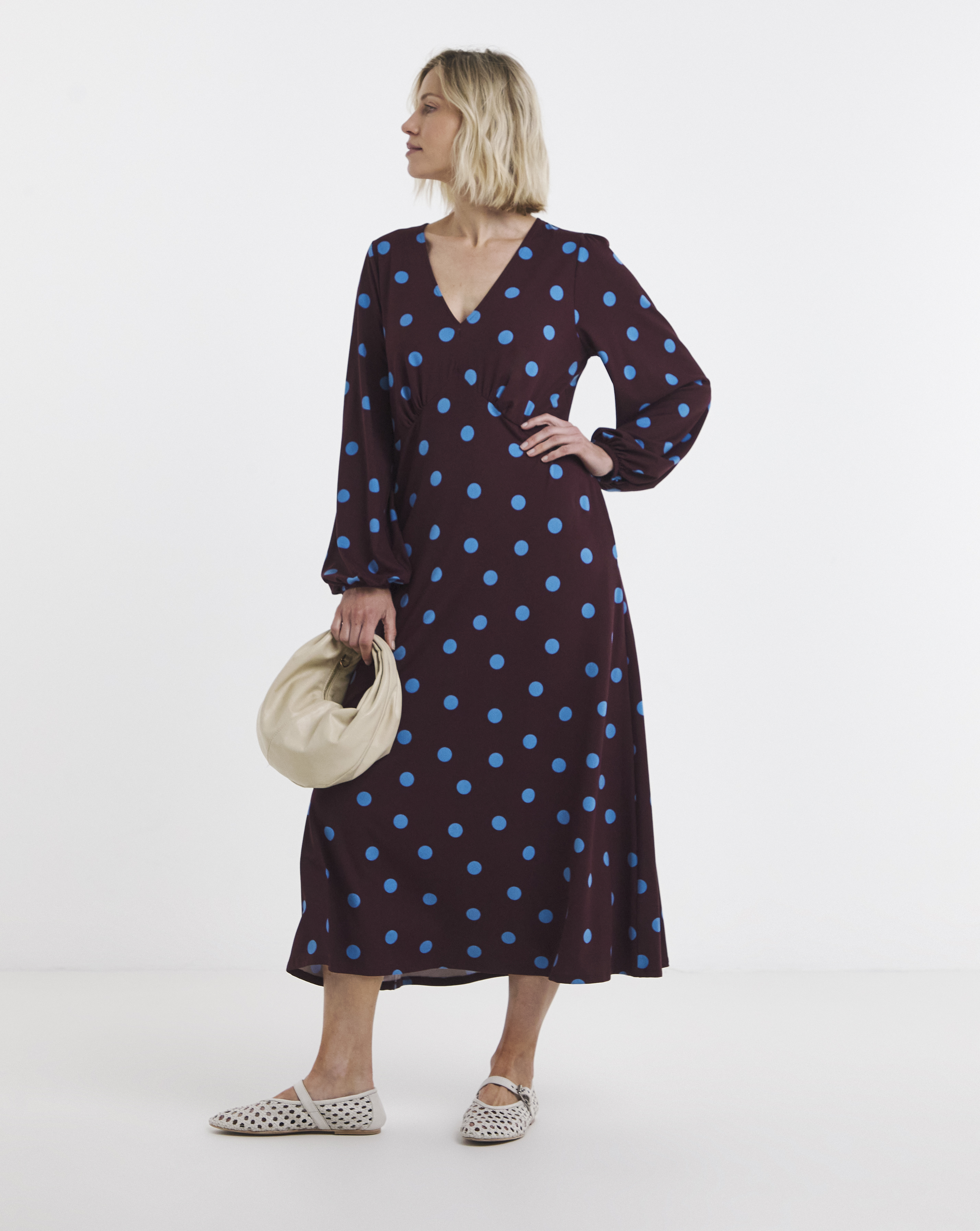 Soft Touch Long Sleeve Tea Dress