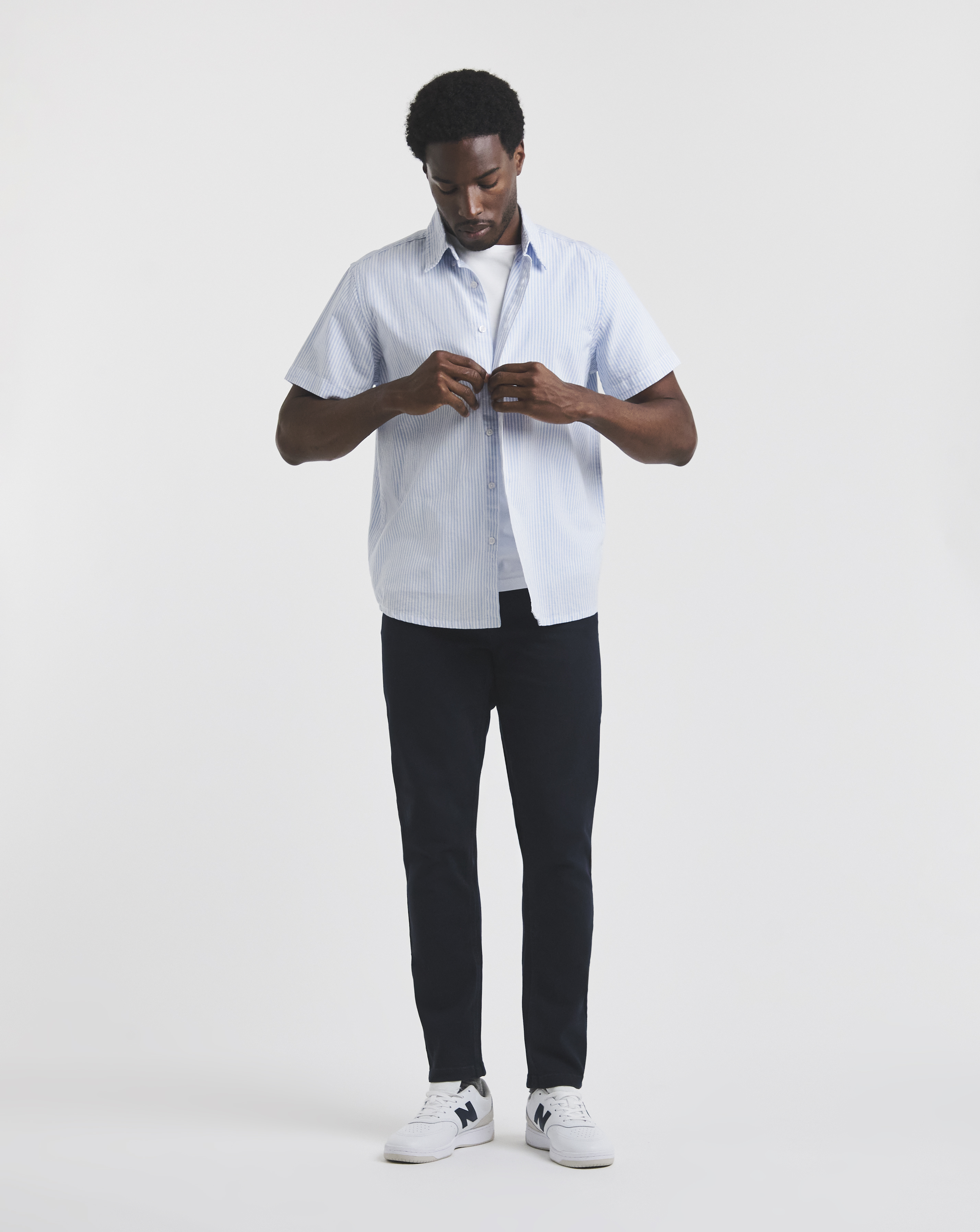 Union Navy Slim Fit Gabardine Jeans