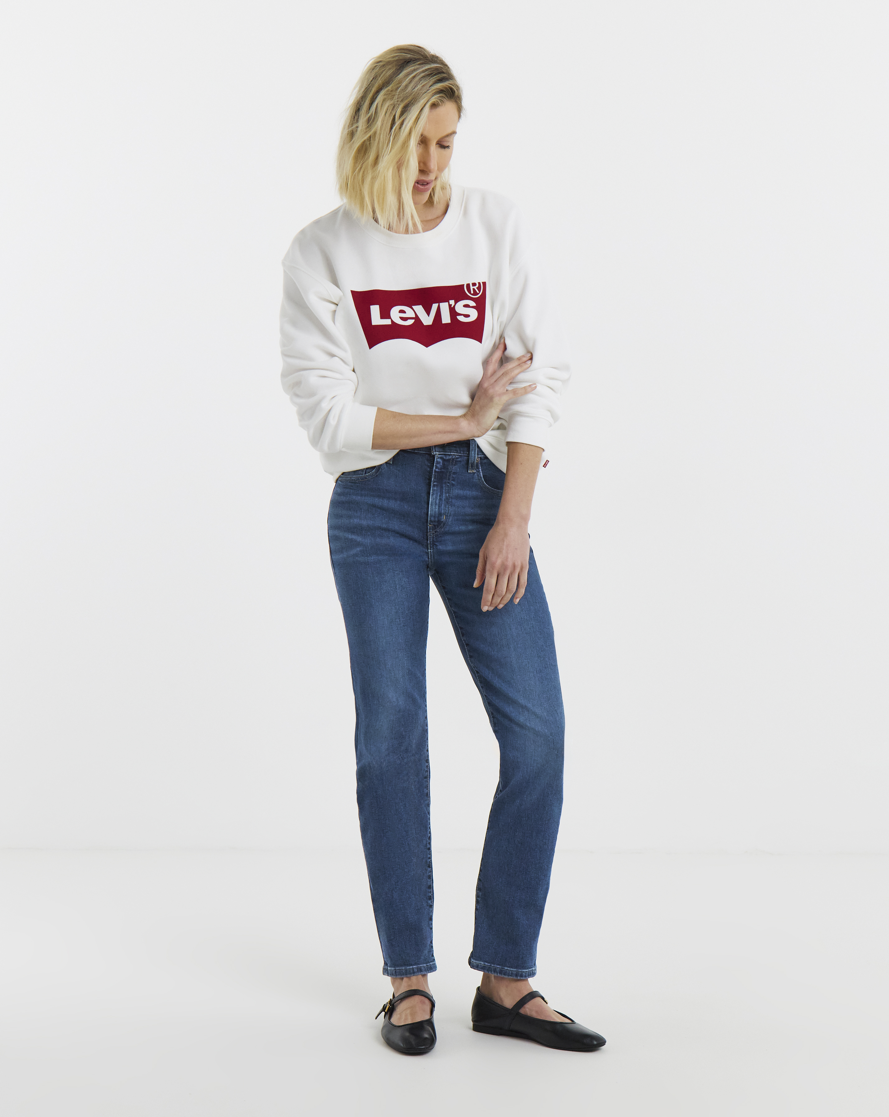 Levi's|Levis Mid Wash Levi's 726 High Rise Straight Jeans - Levi's - 28/30 28/30