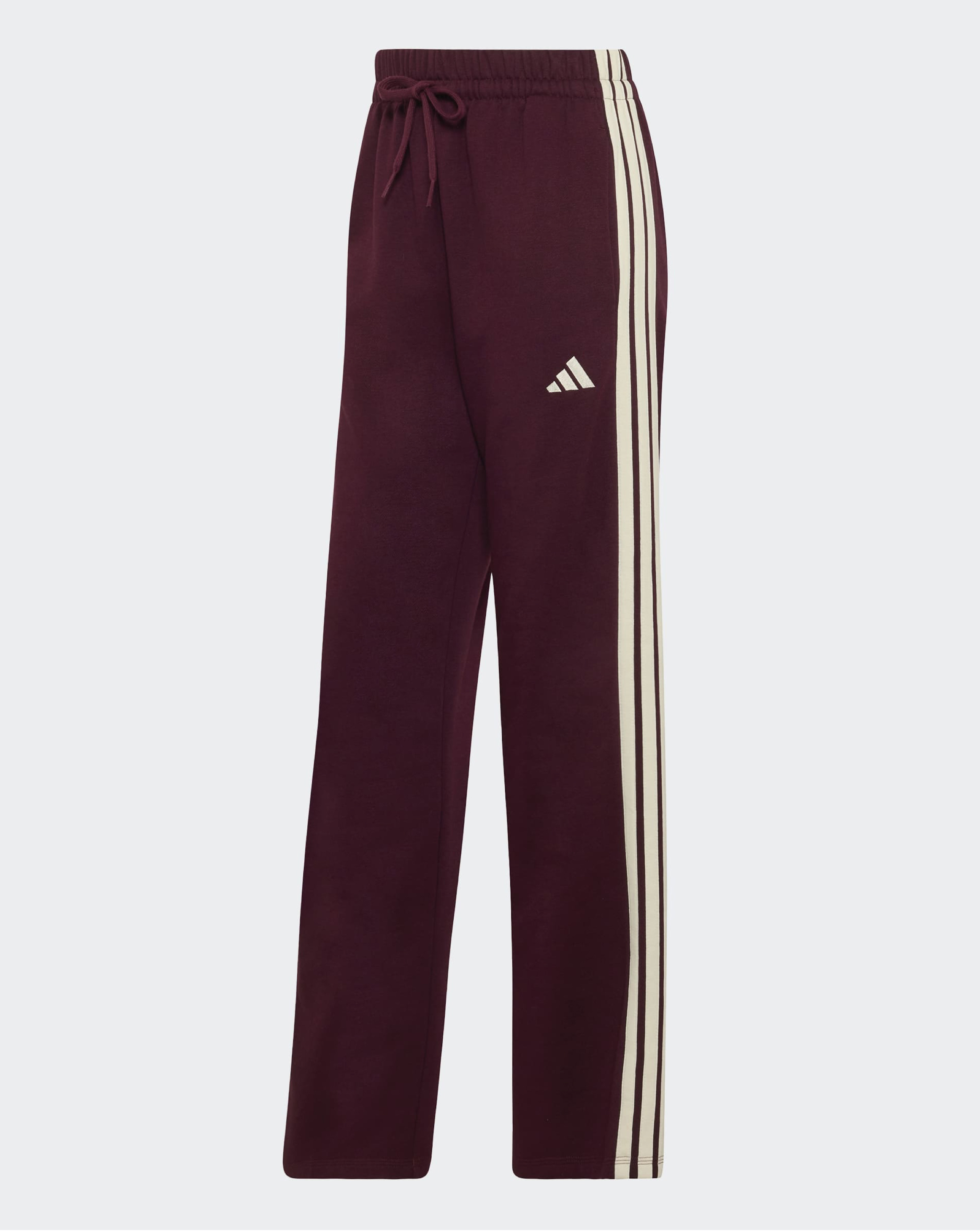 adidas 3 Stripe Fleece Open Hem Pant