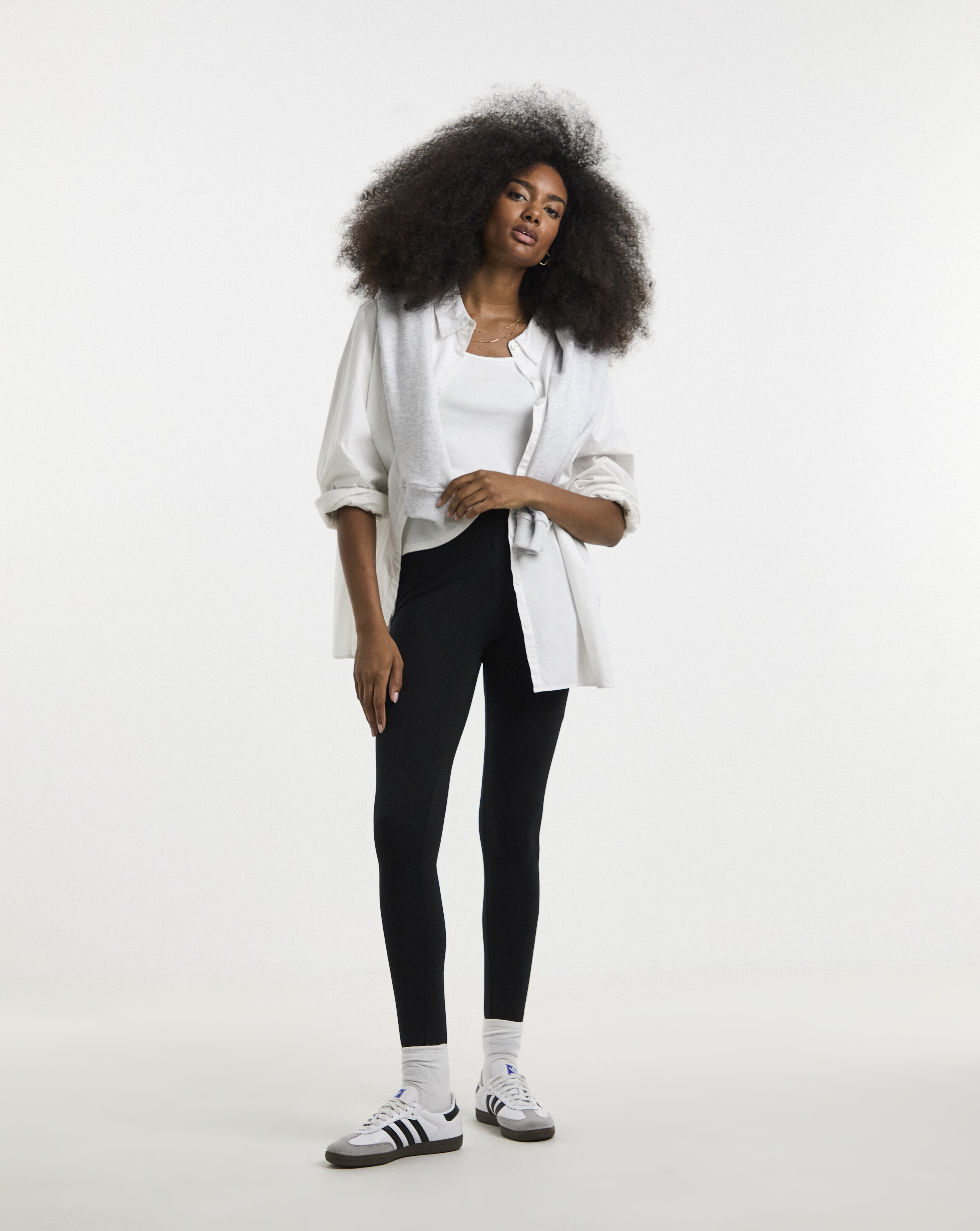 Cotton Rich High Waisted Legging