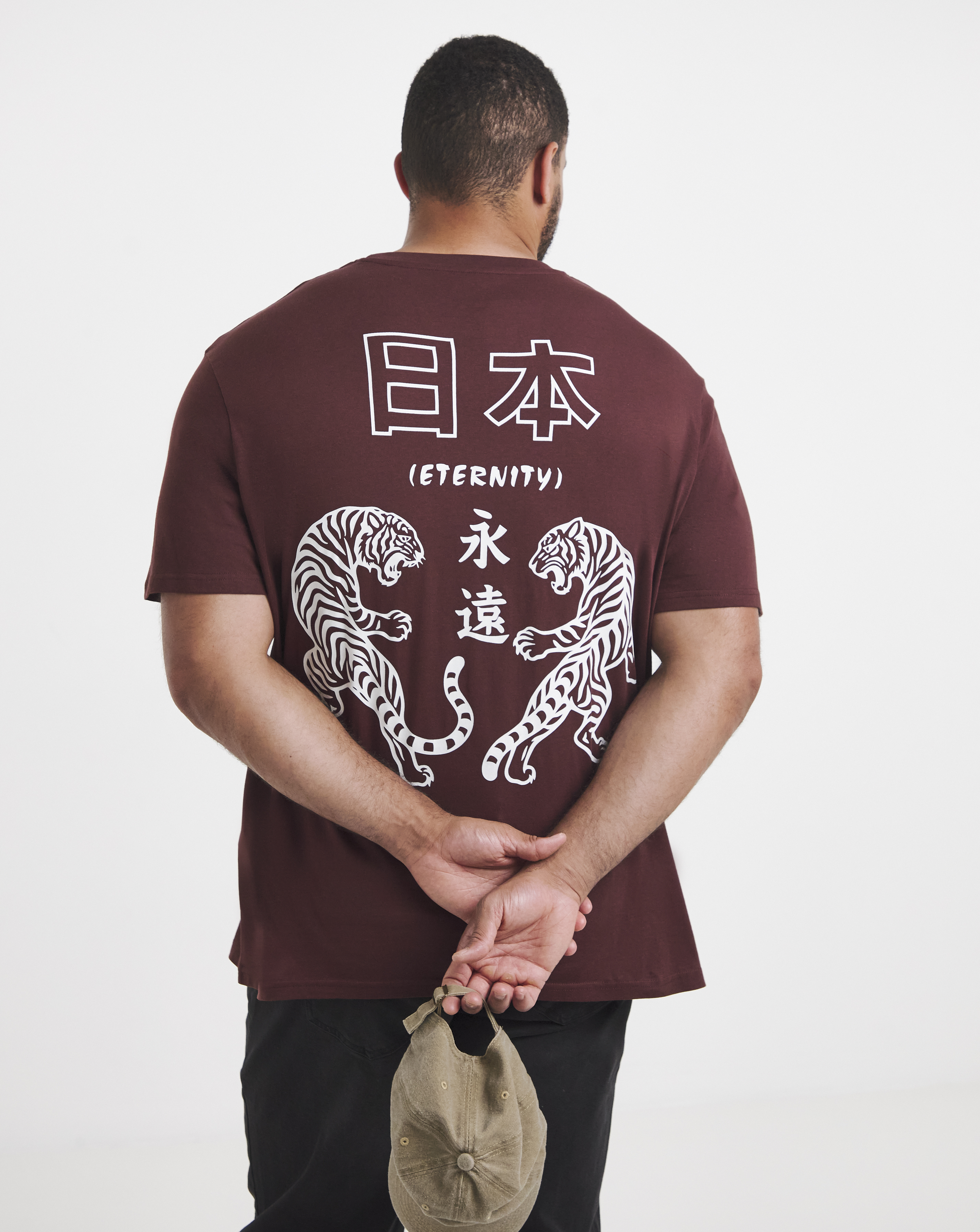 Jack & Jones - Men's Boye T-Shirt - Bitter Chocolate - 4XL