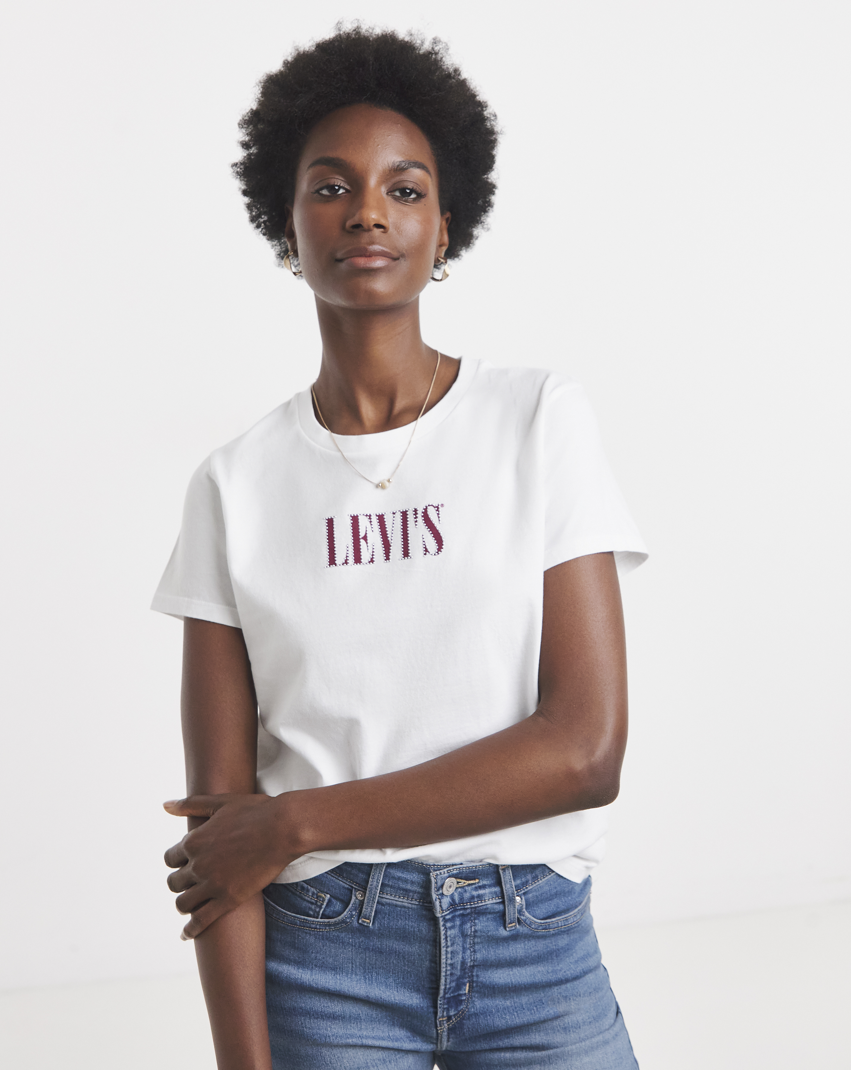 Levi's The Perfect Tee Stud Logo