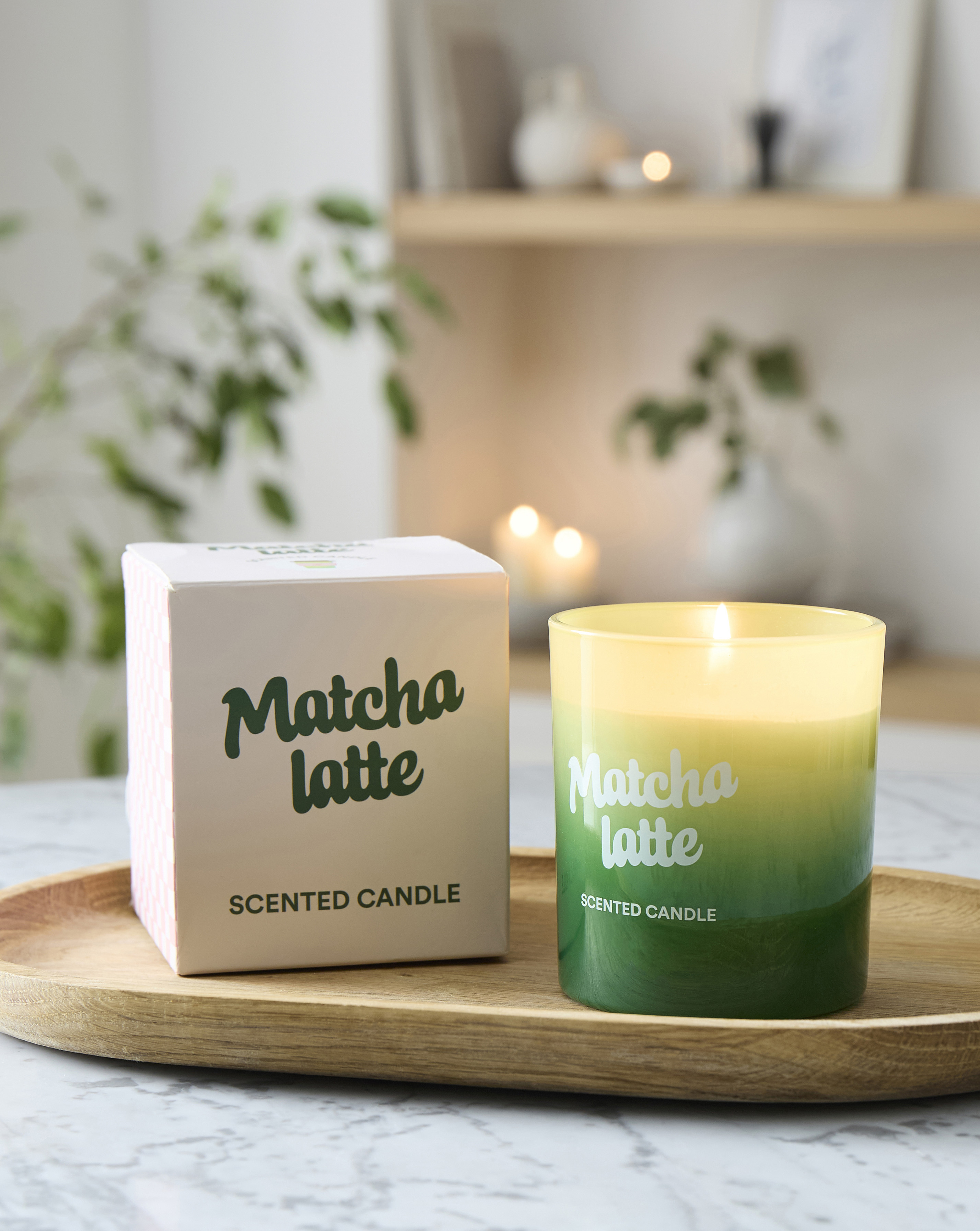 Brunch Club Matcha Latte Scented Glass Candle