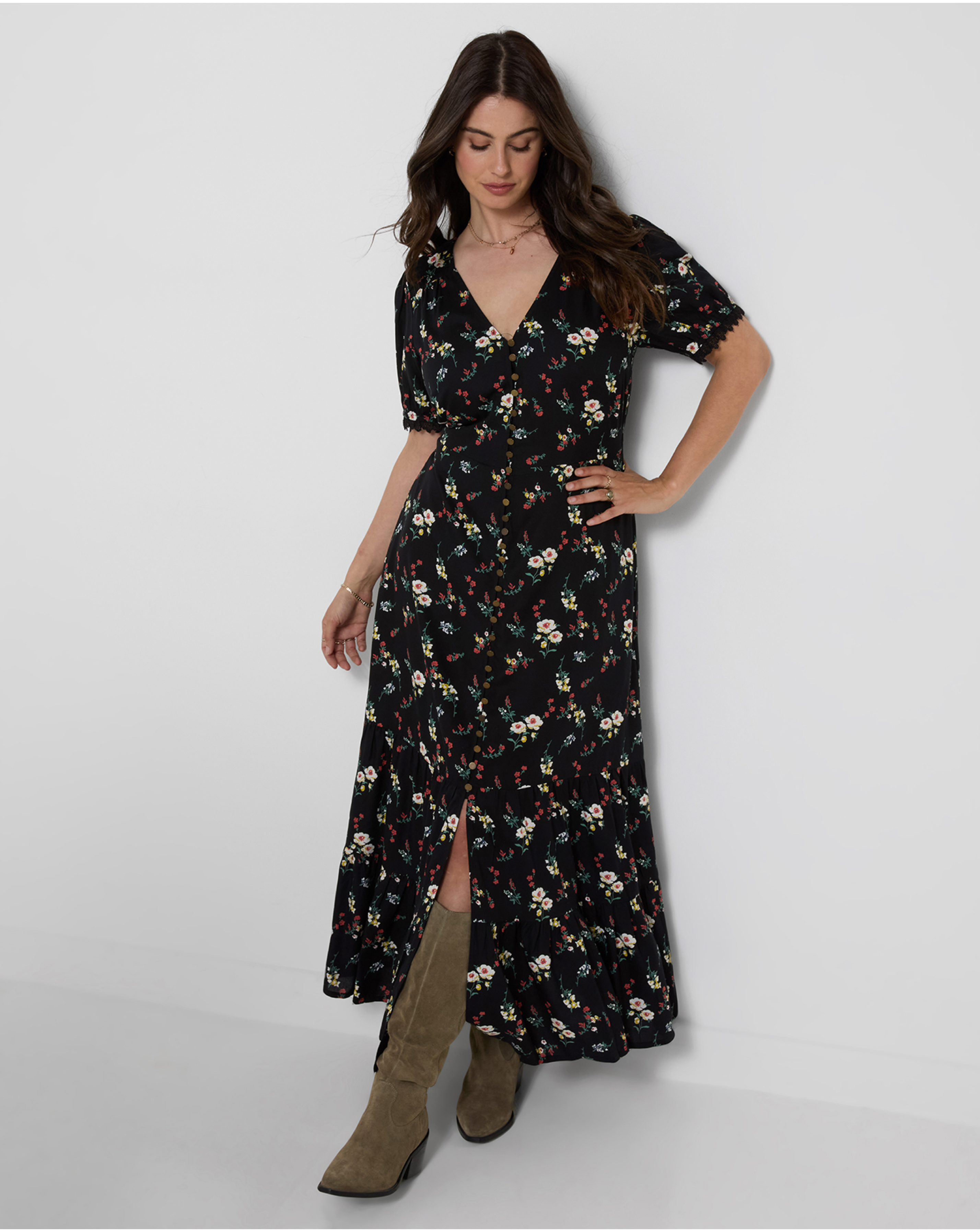 Joe Browns Button Through Maxi Dress