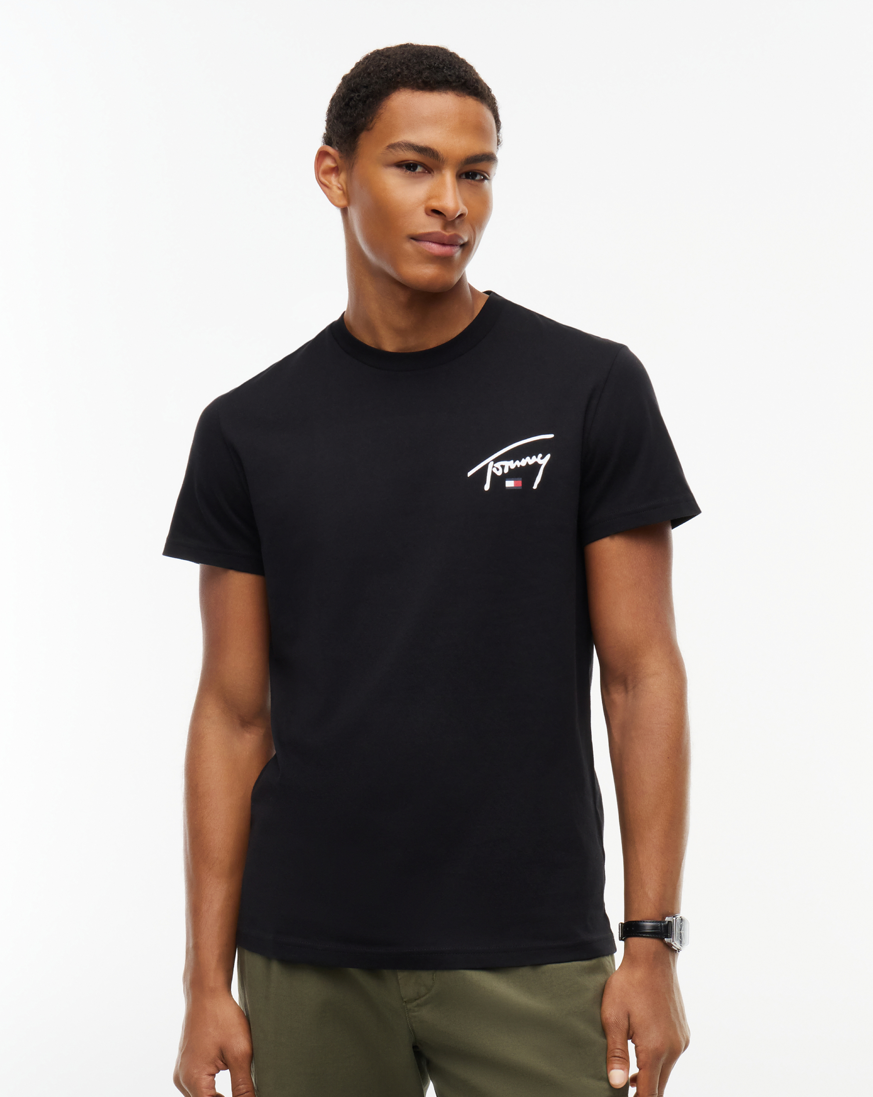 Tommy Jeans Slim Signature Chest T-Shirt