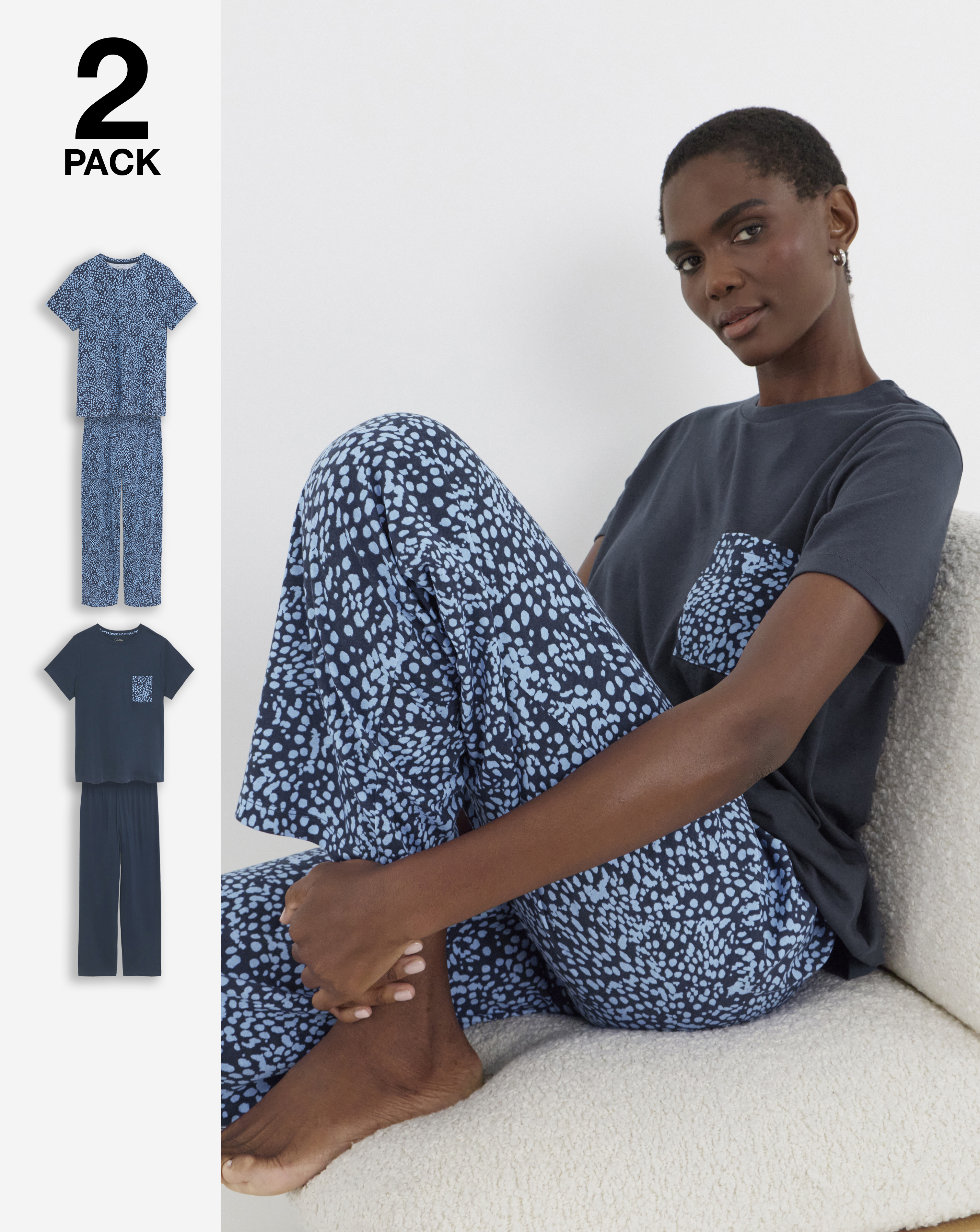 New In - Value 2pk Animal Pyjamas