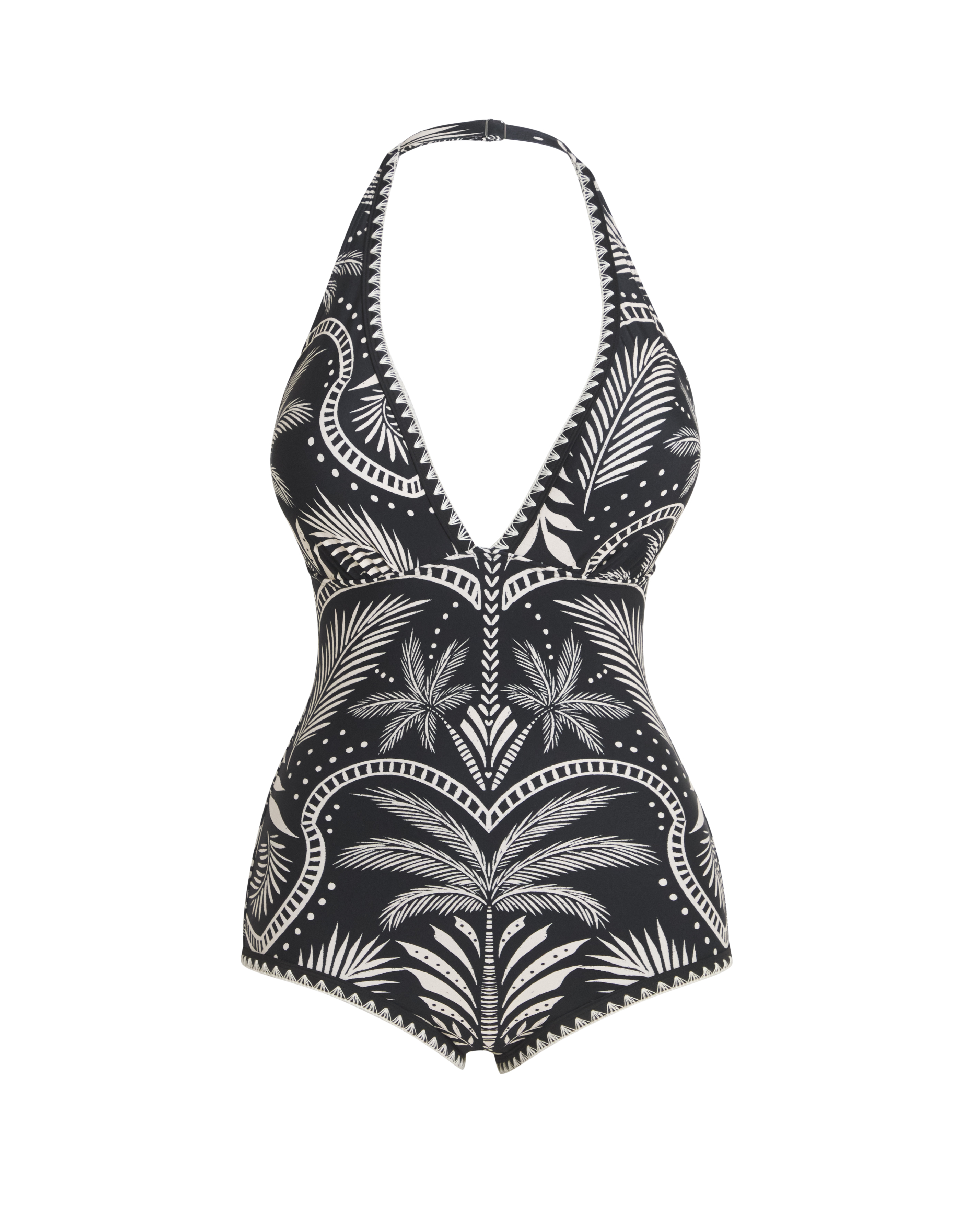 Figleaves Frida Halter Swimsuit Longer Length