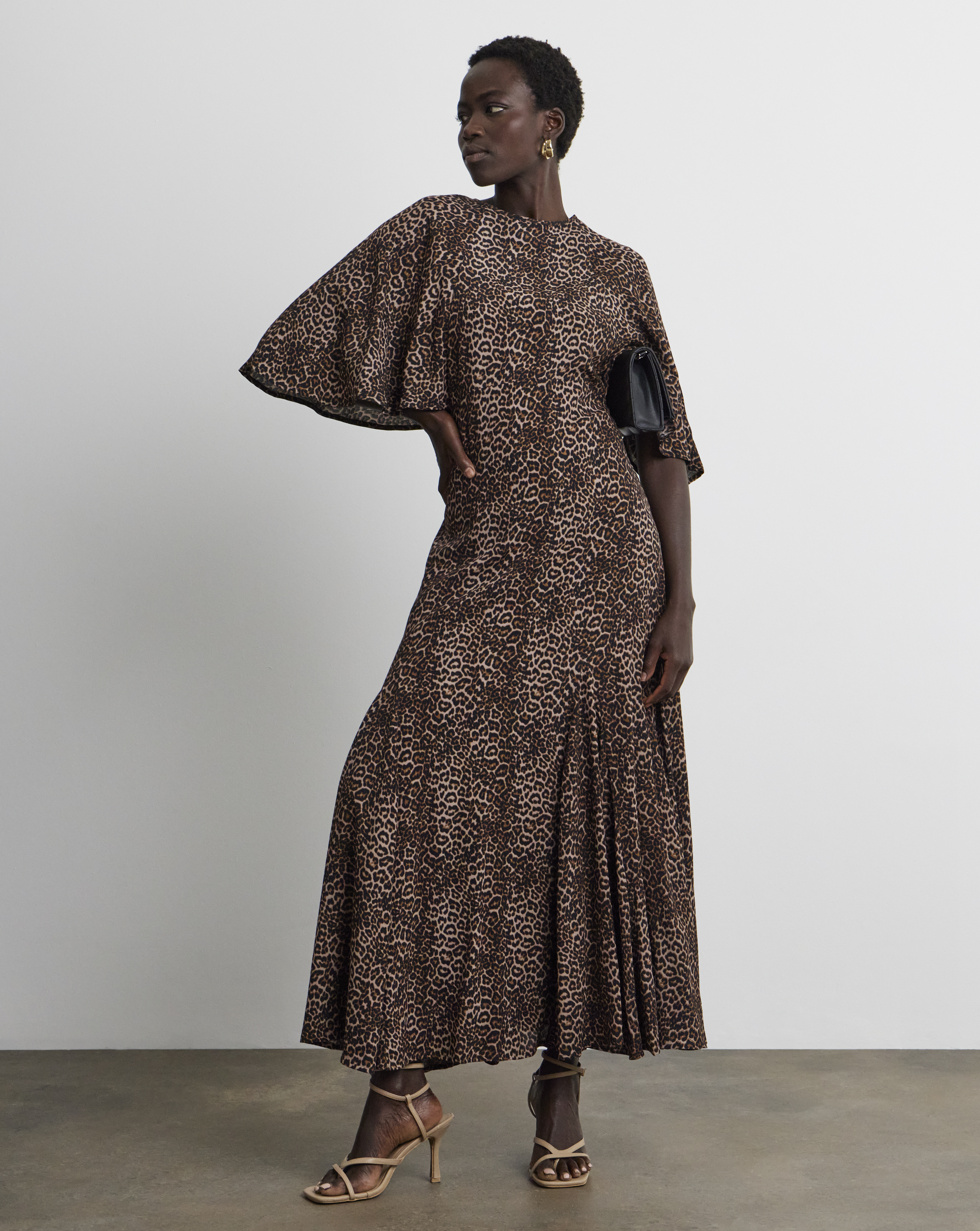Joanna Hope Animal Print Tea Dress