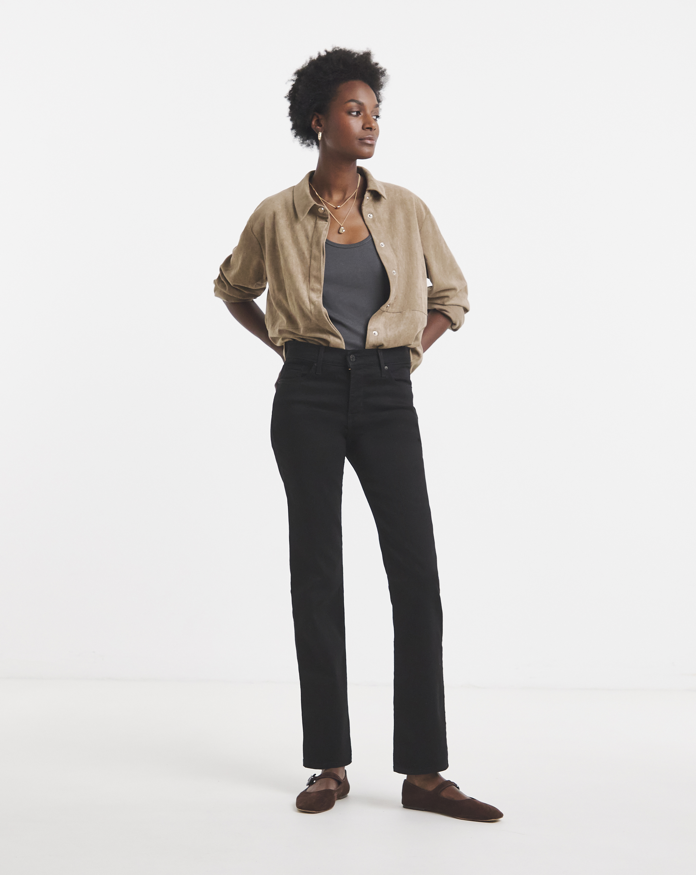 Levi's - Women's - 314 Shaping Straight Jean - US 16 / UK 20 REG - Black