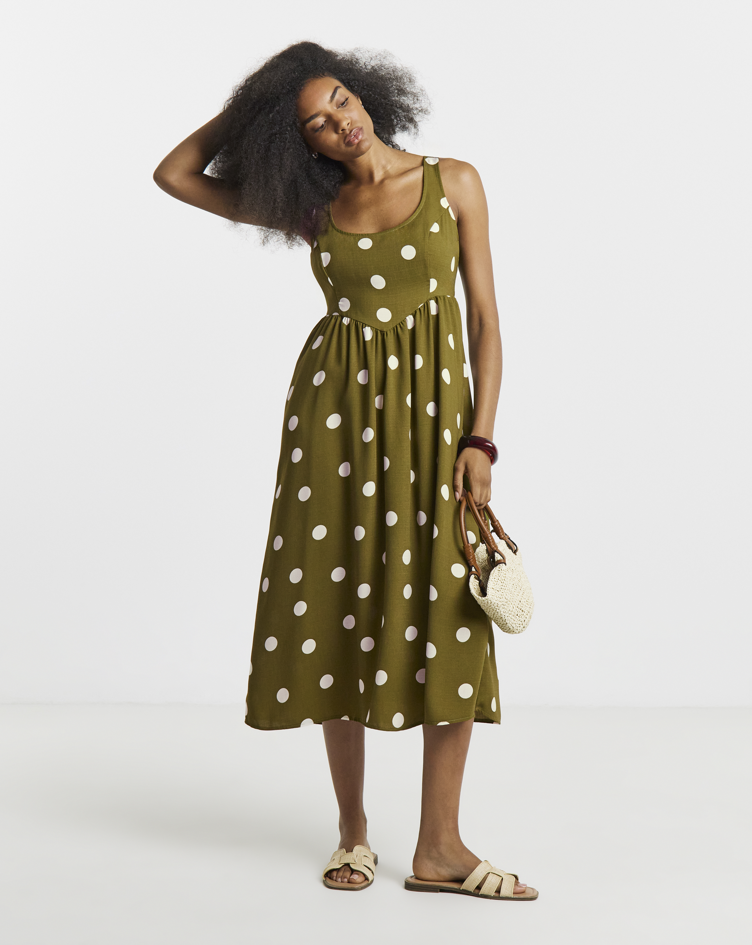 New In - Simply Be Angled Waist Detail Dress