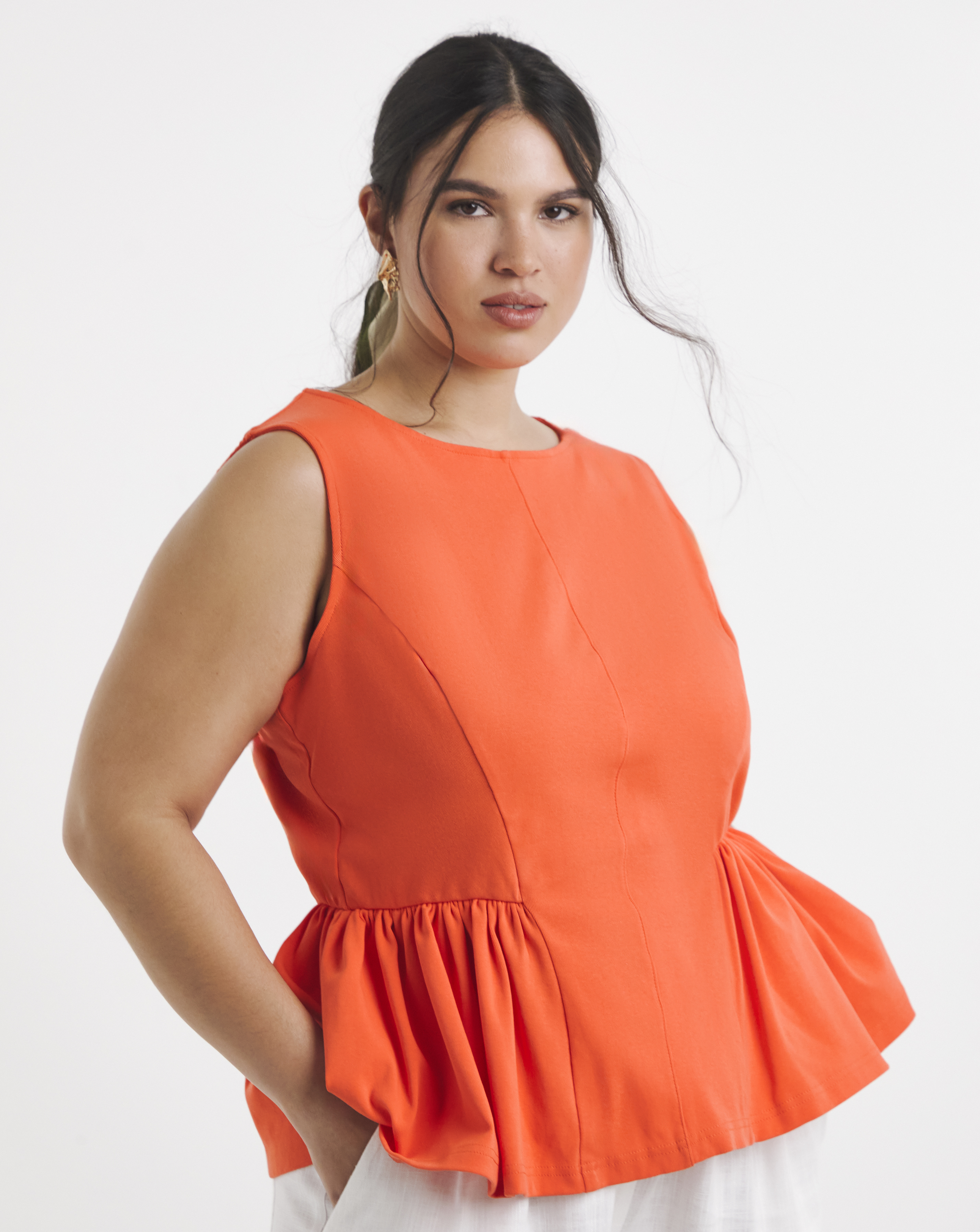 Peplum Tank