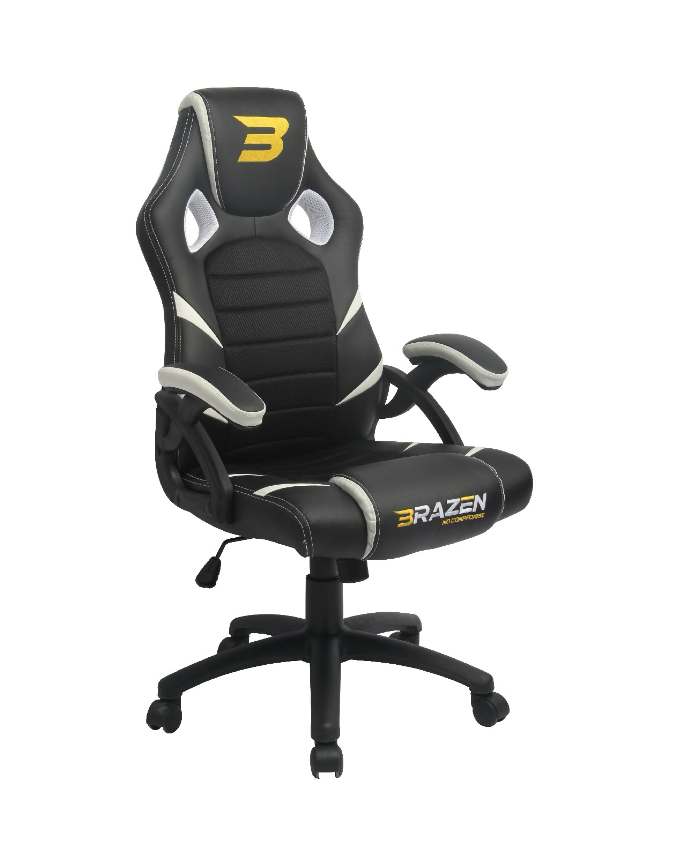 B&Q -  Puma Pc Gaming ChairWhite - Image 3