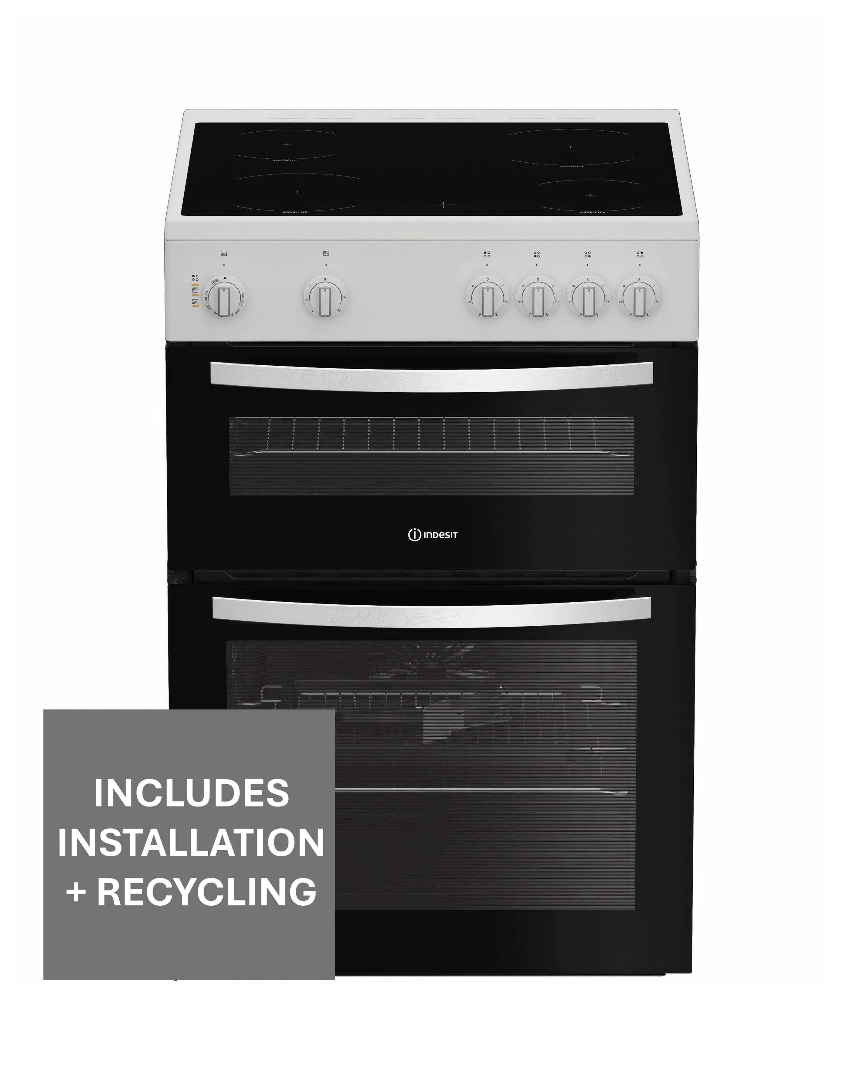 Indesit ITE6VMW Ceramic Hob Cook Install