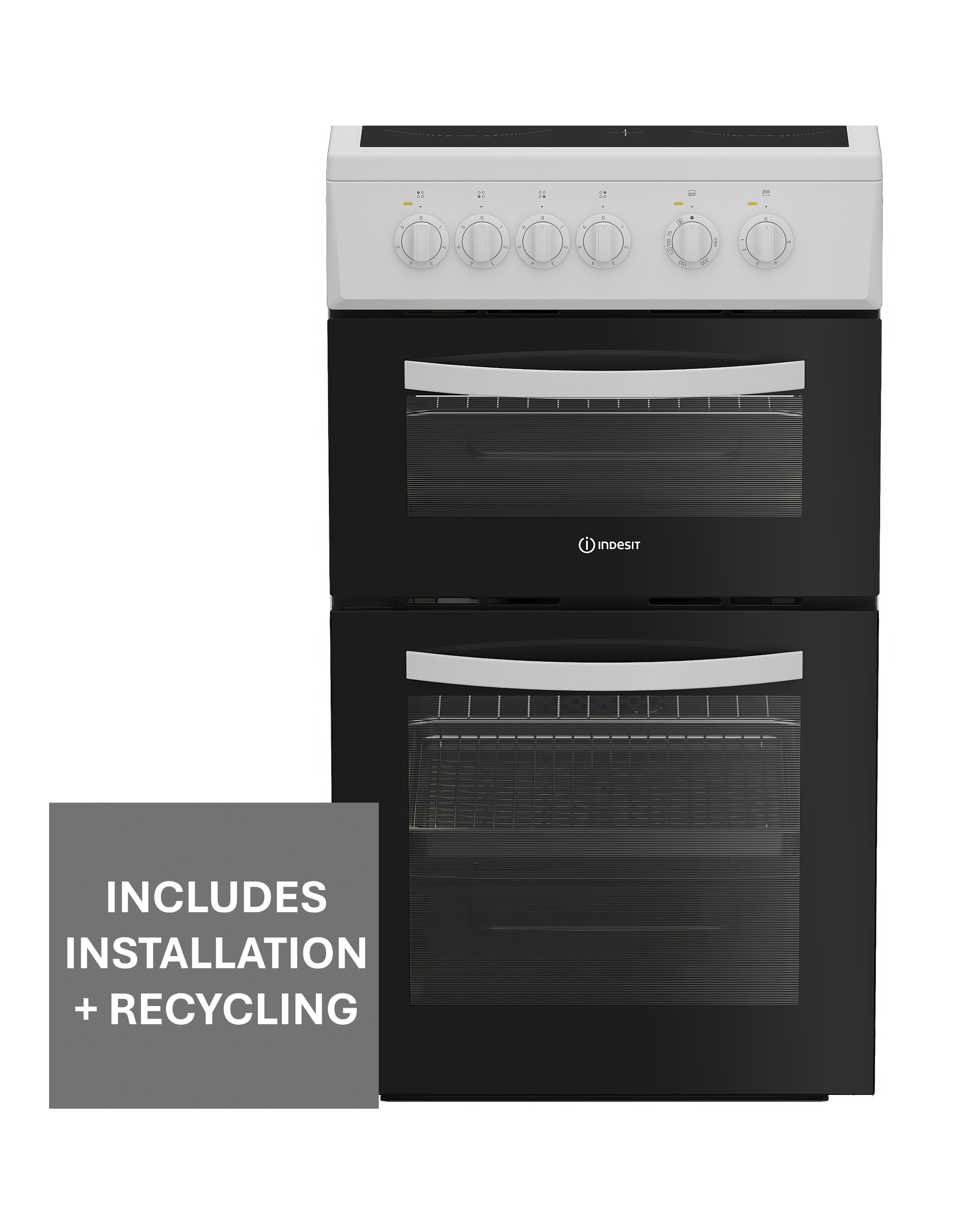 Indesit ITE5VMW Electric Cooker Install