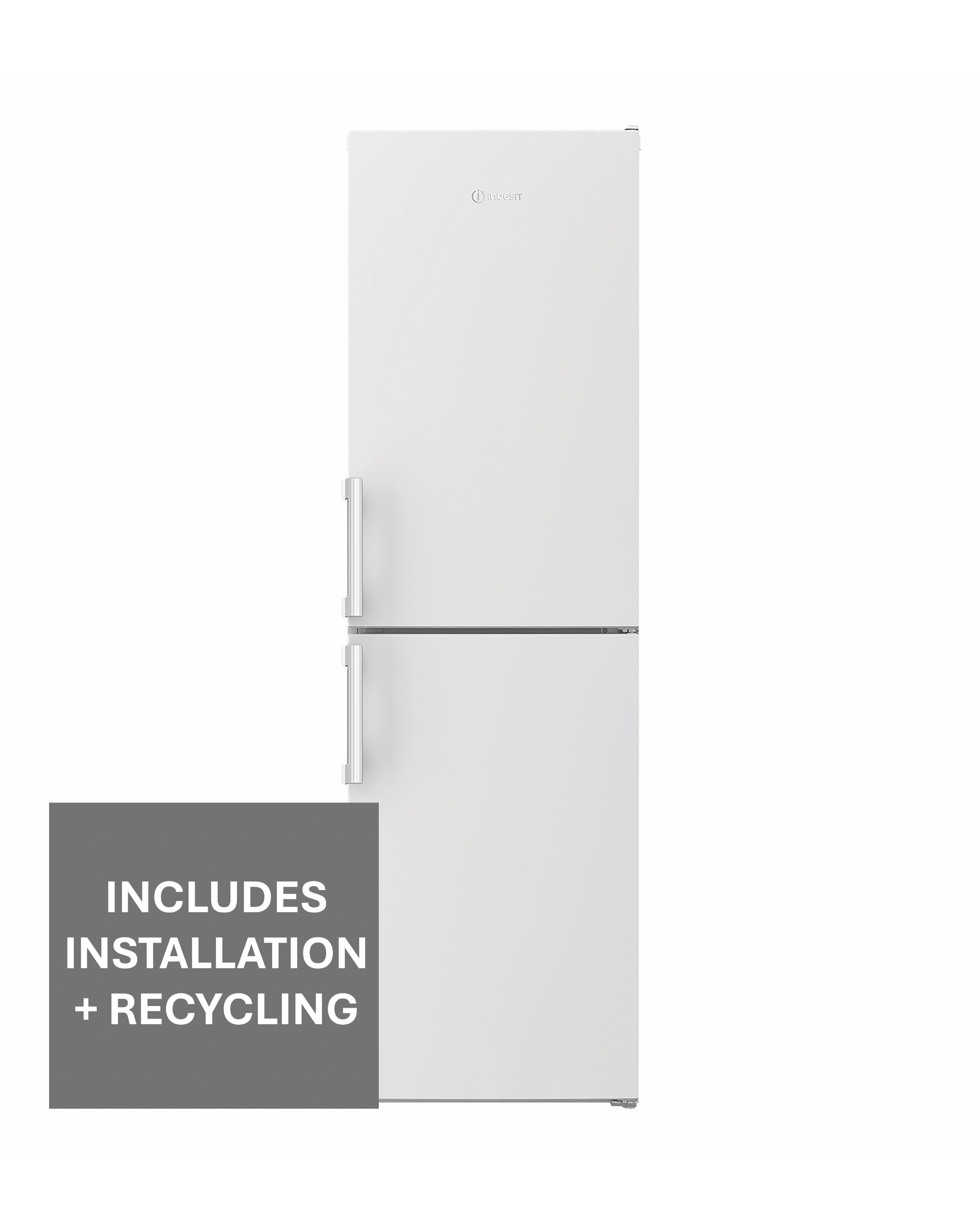 Indesit IKNH1261W4UK Fridge Freezer Inst