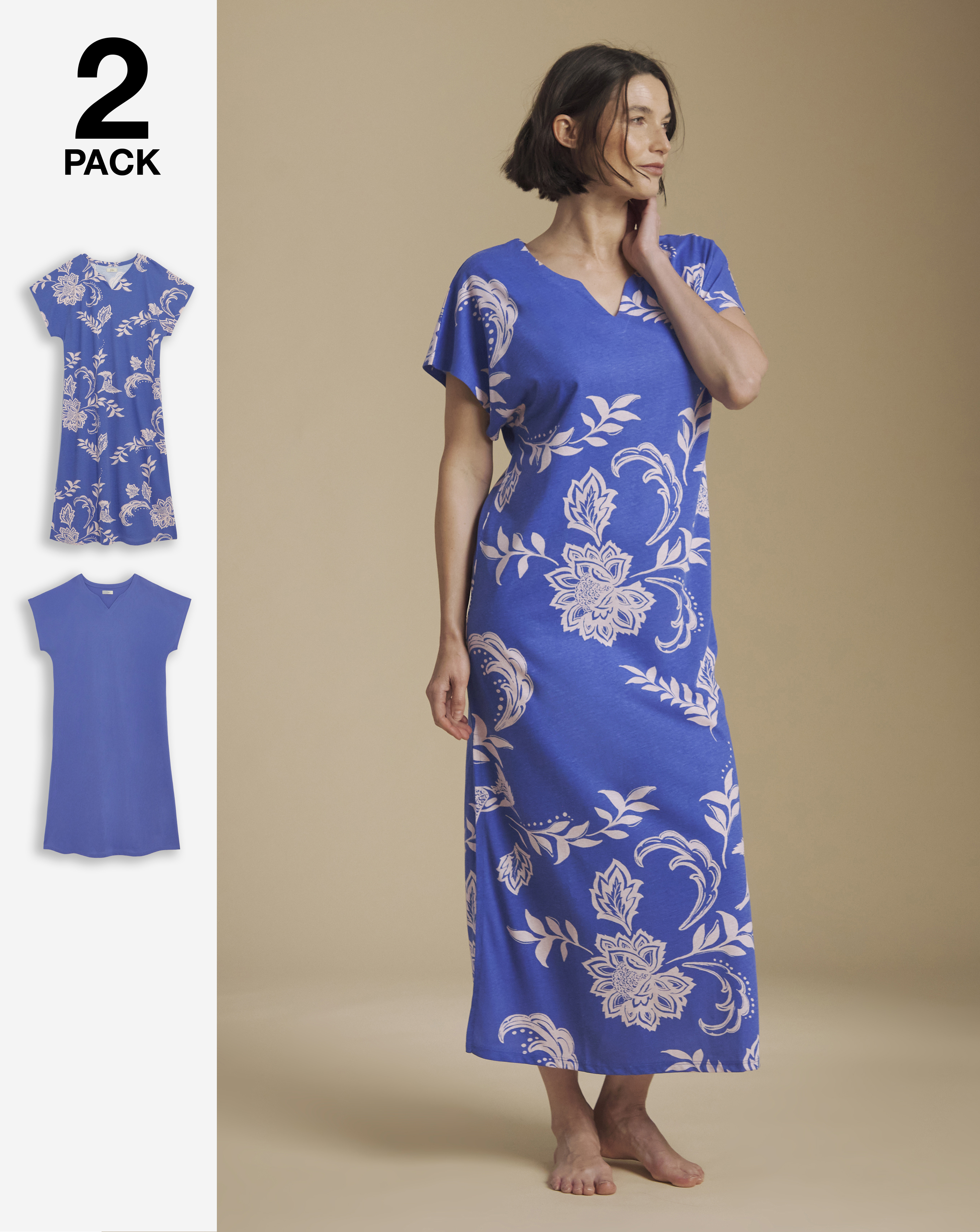 New In - Value 2 Pack Floral Nighties