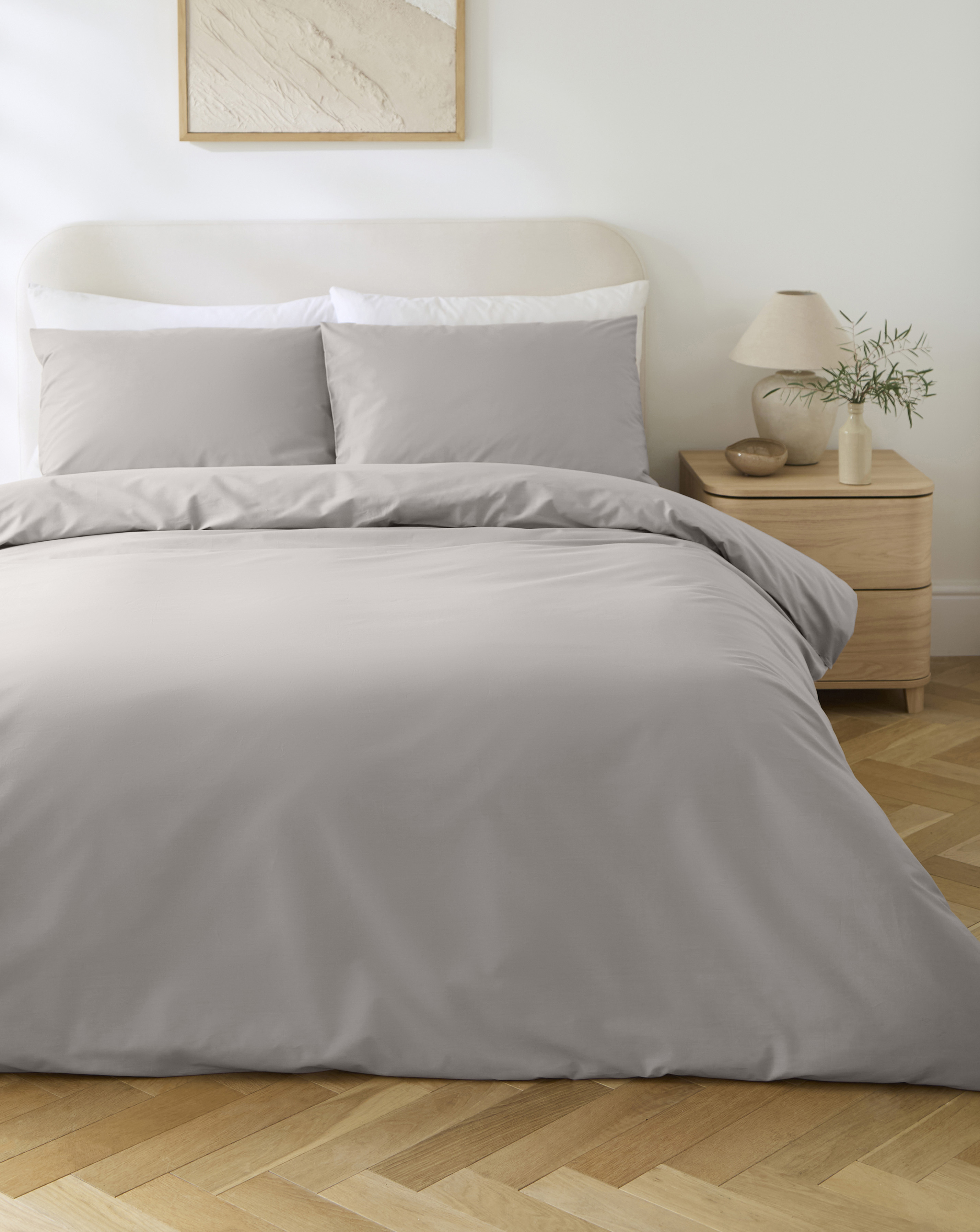 Pure Cotton 200 Thread Count 30cm Fitted Sheet