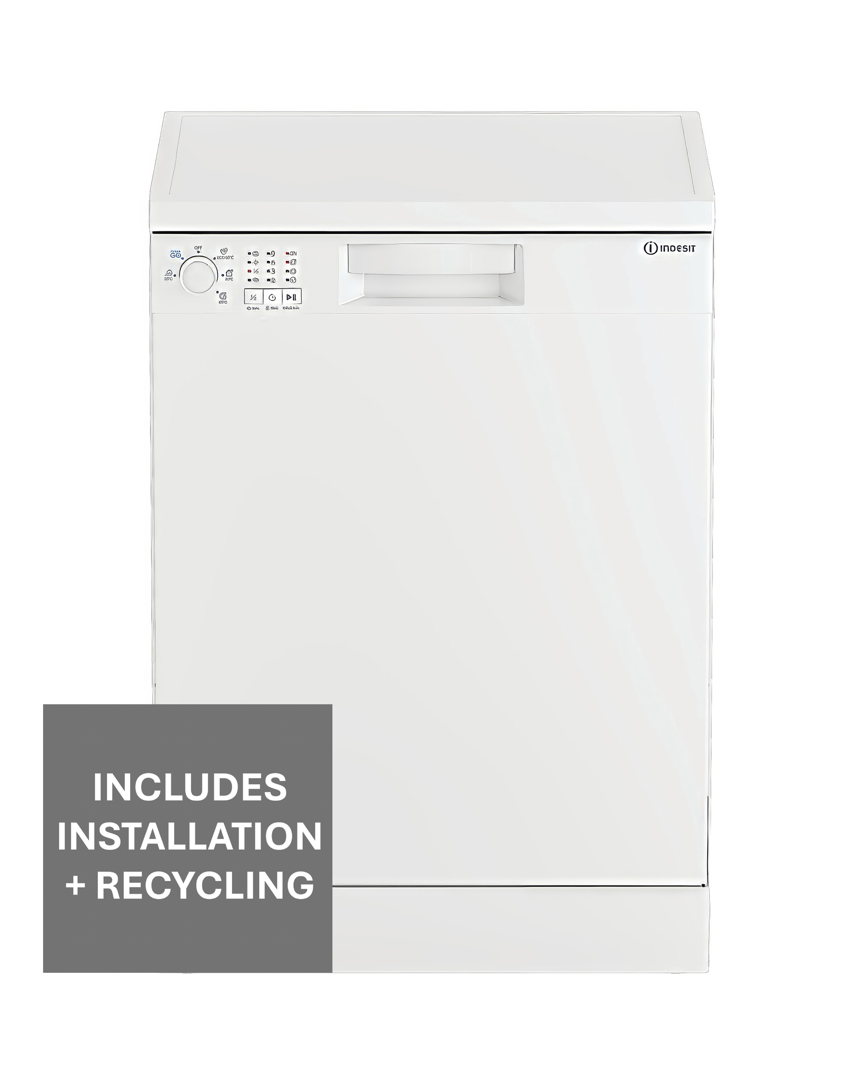 Indesit IN2FE13DT9WUK DWash 13 Pl Inst