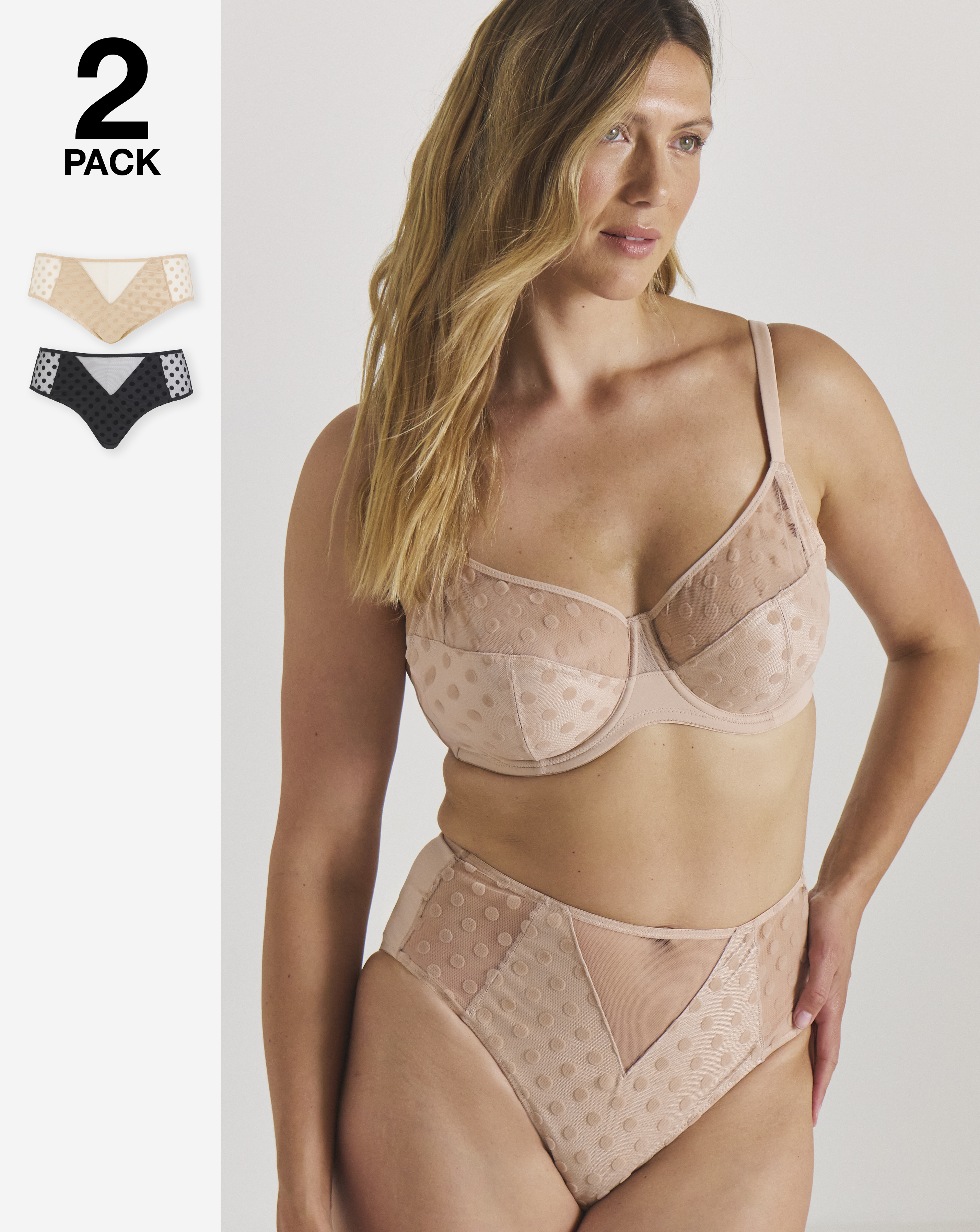 2 Pack Hannah Spot Briefs