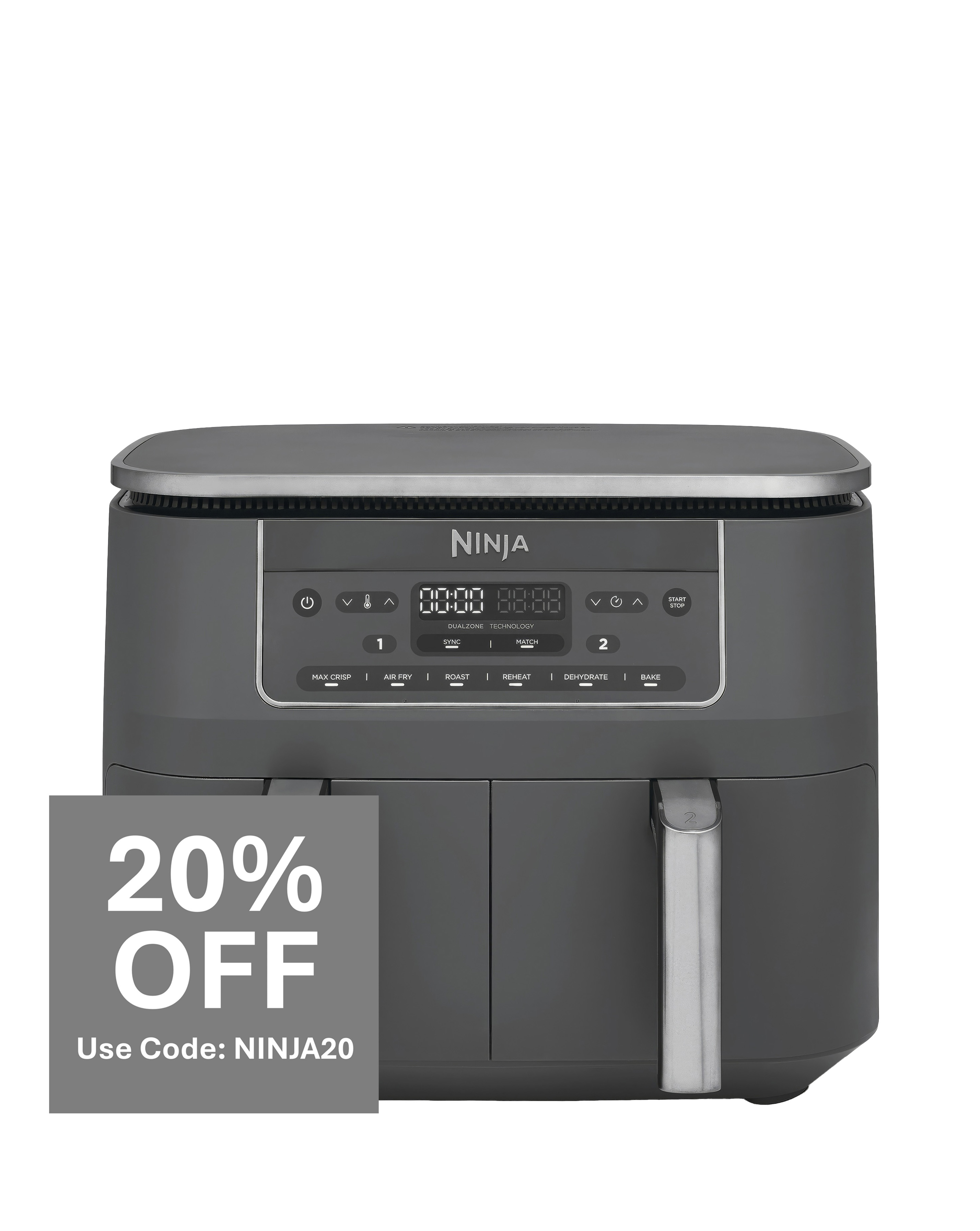 Ninja 6-in-1 Dual Zone Air Fryer 7.6L DZ300UK