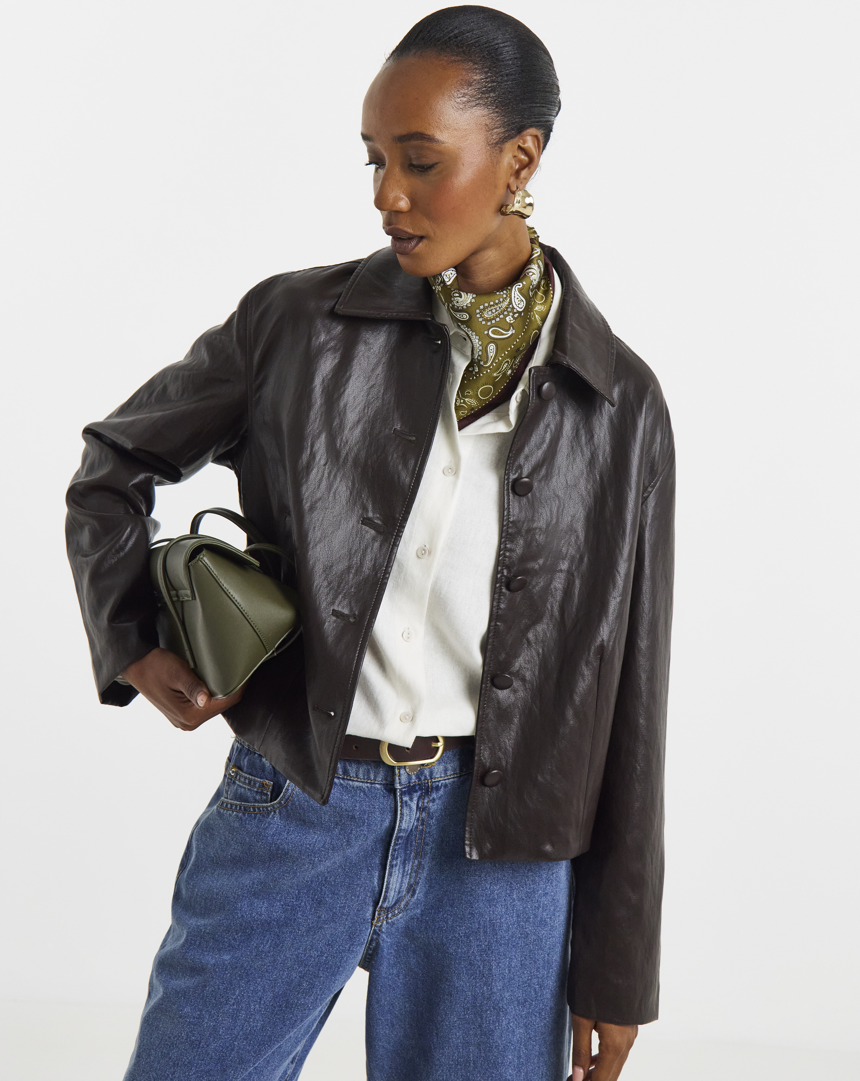 JDY Faux Leather Jacket
