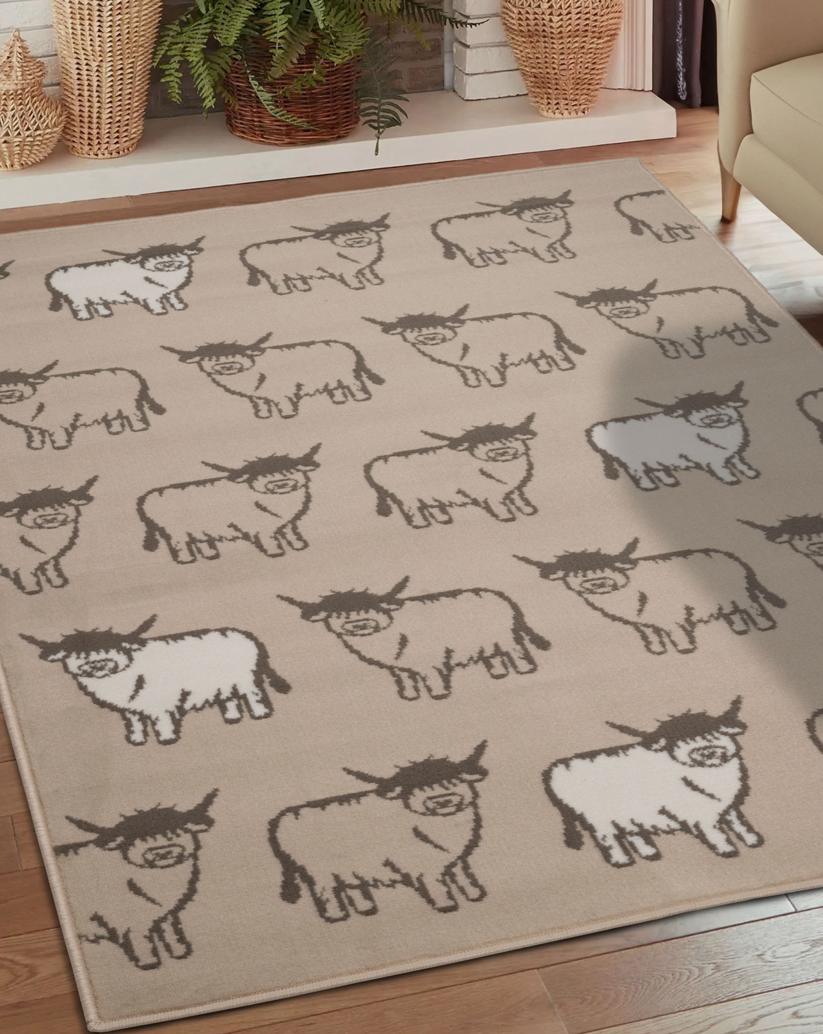 Homemaker - Highland Herd Rug - 120 x 170cm - Image 3