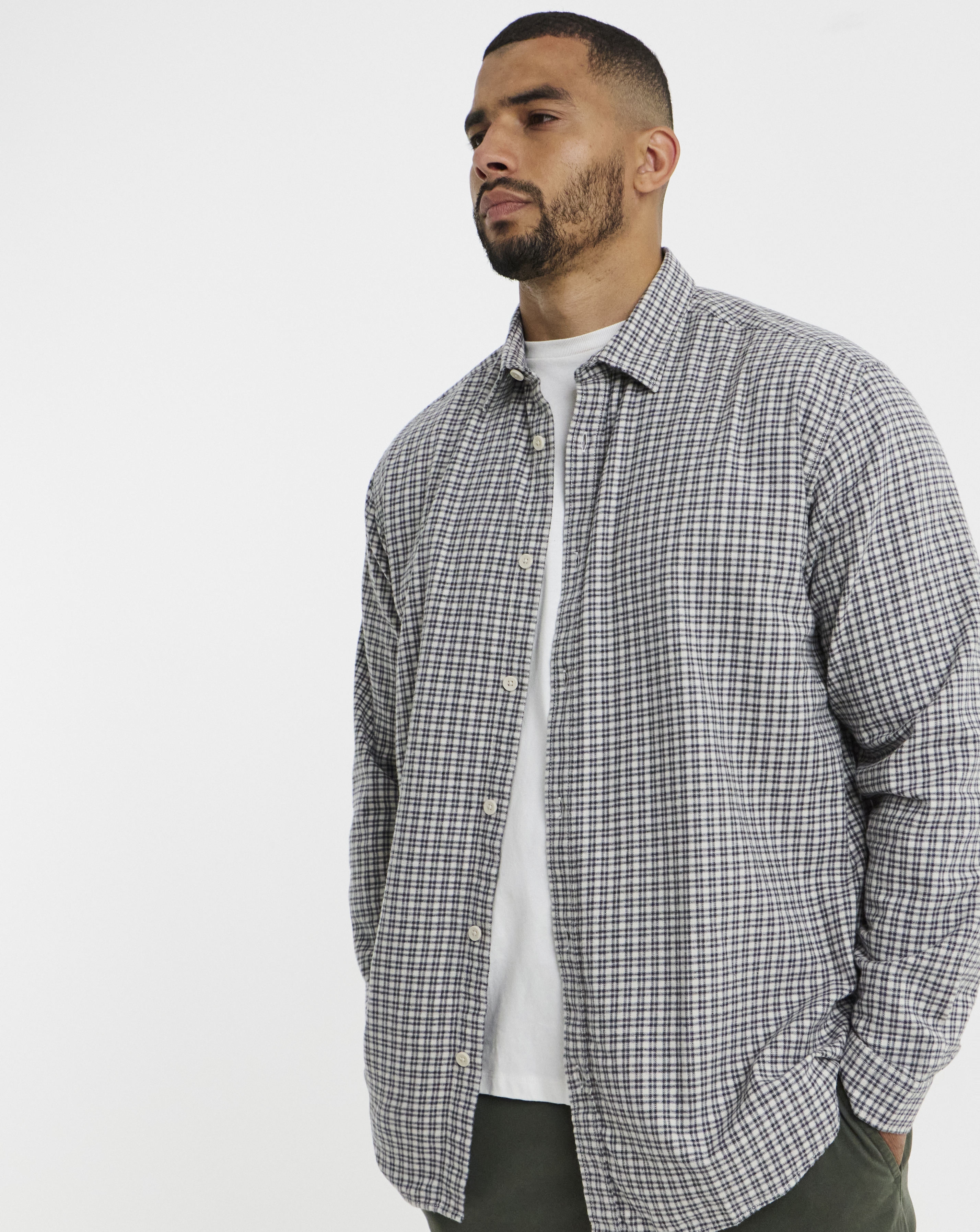 Jack & Jones Carter Shirt - White/Black
