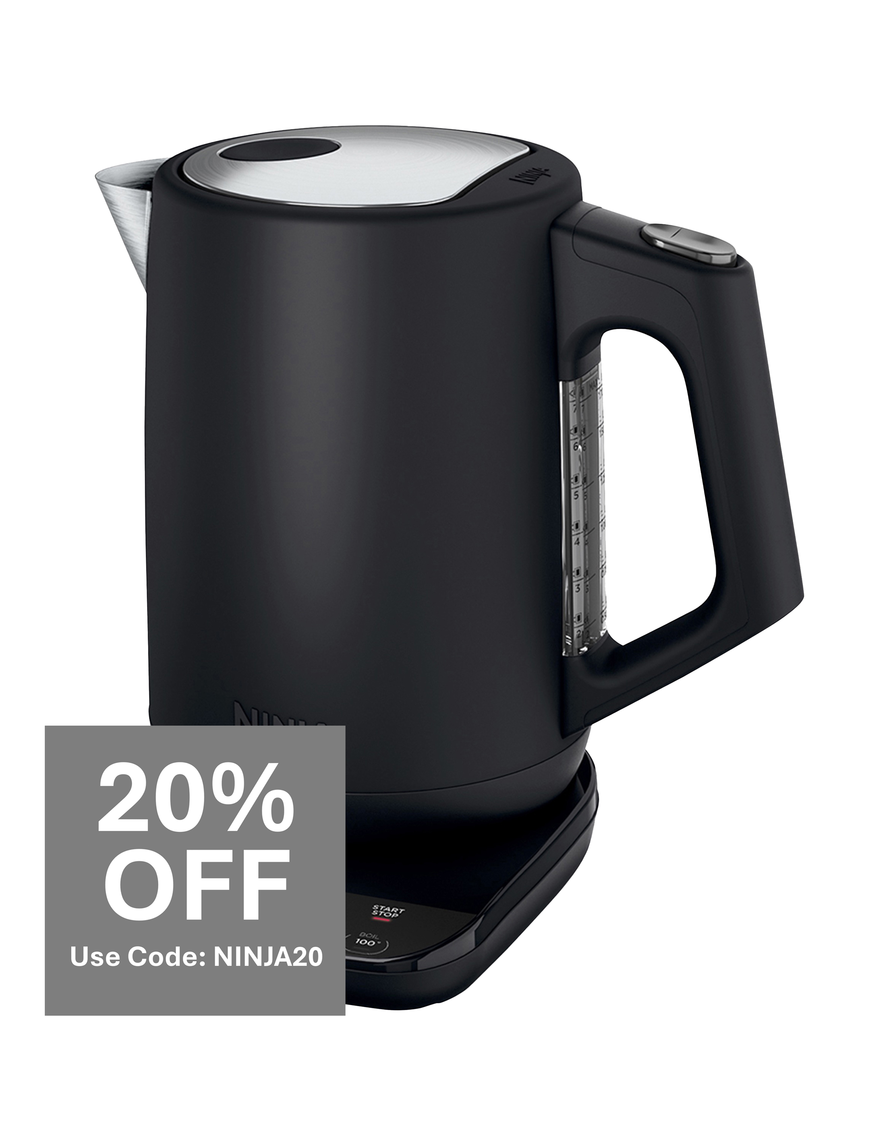 Ninja Perfect Temperature Kettle Black KT200UK