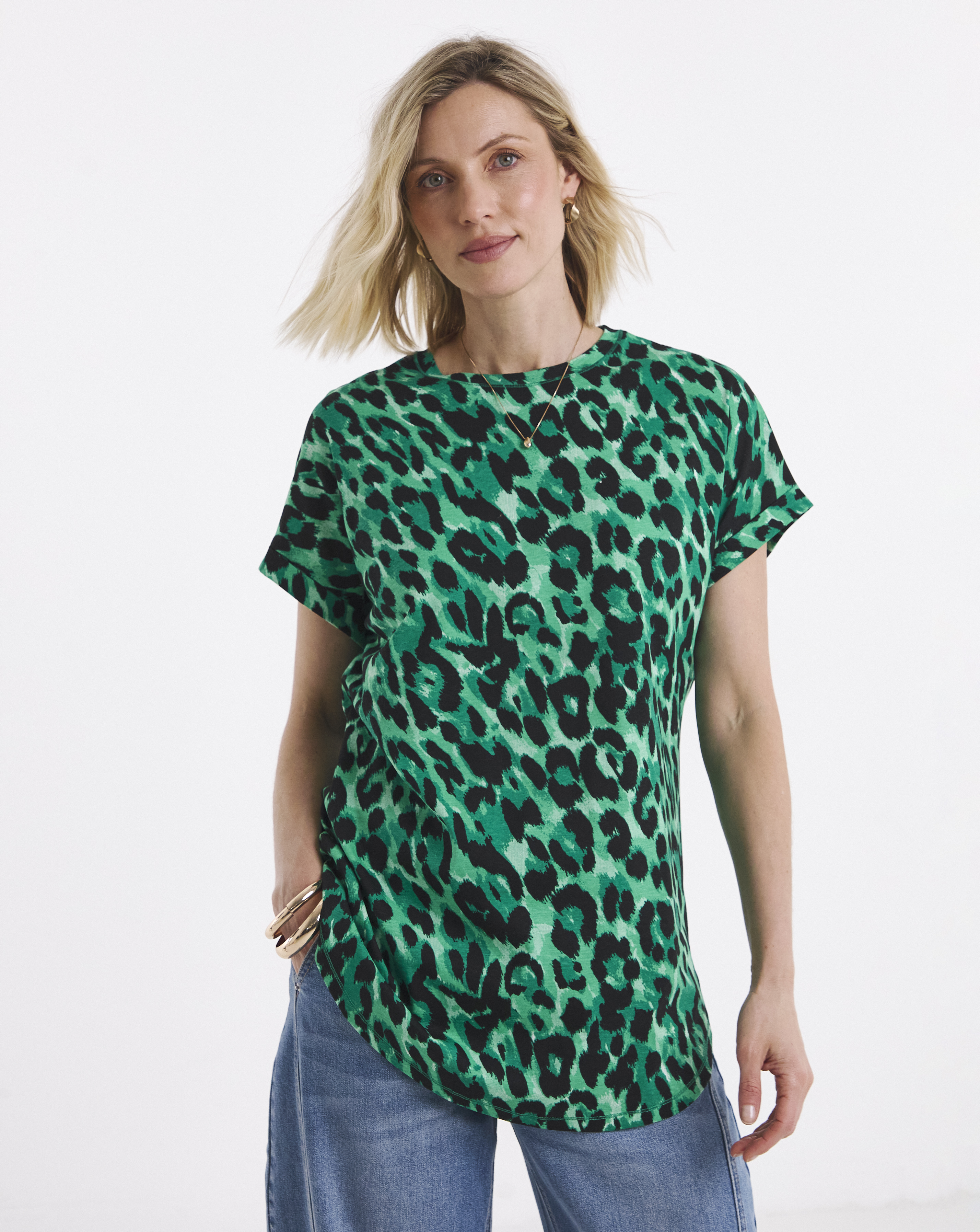 New In - Longline Curved Hem