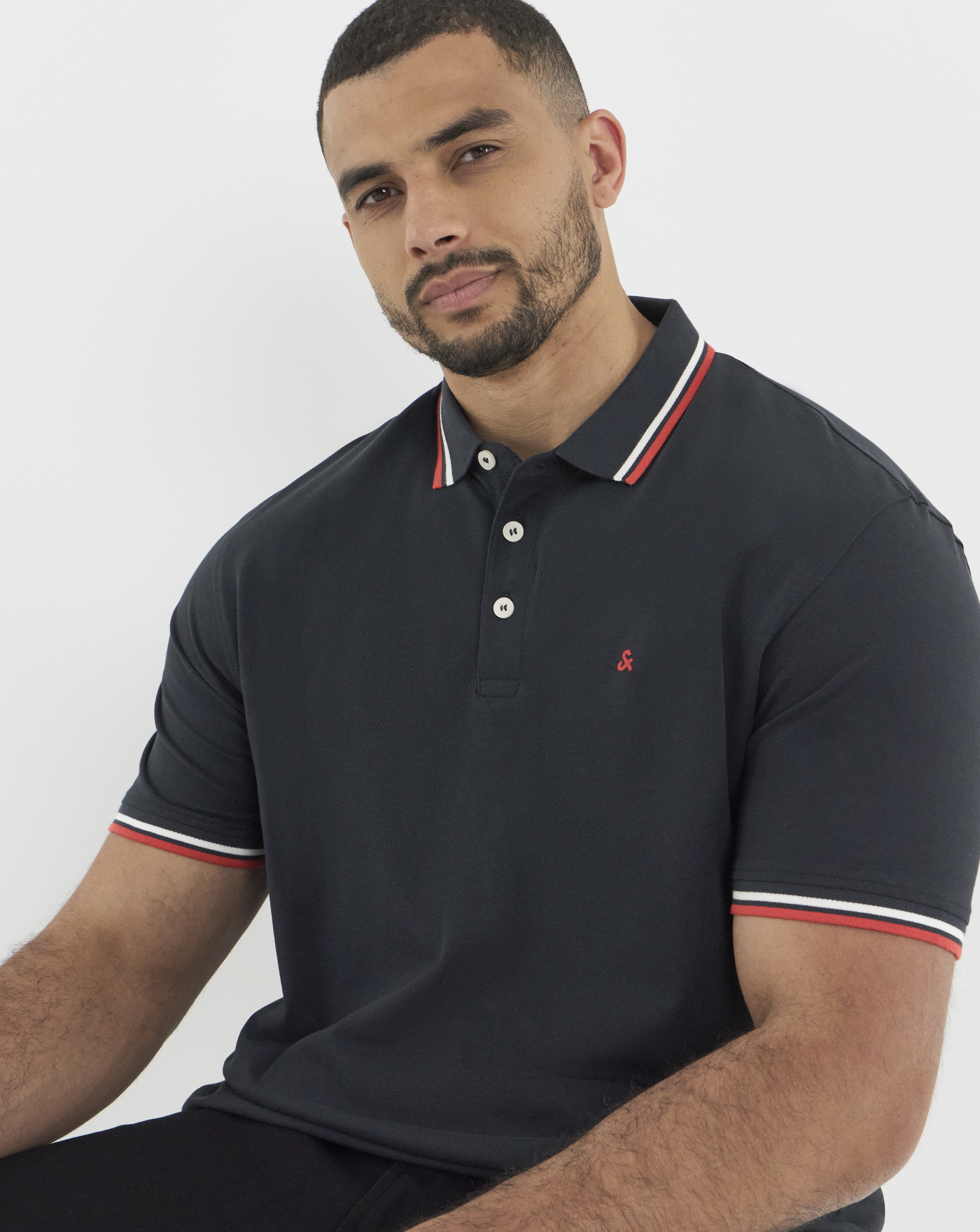 Jack & Jones Premium Paulos Tipped Polo