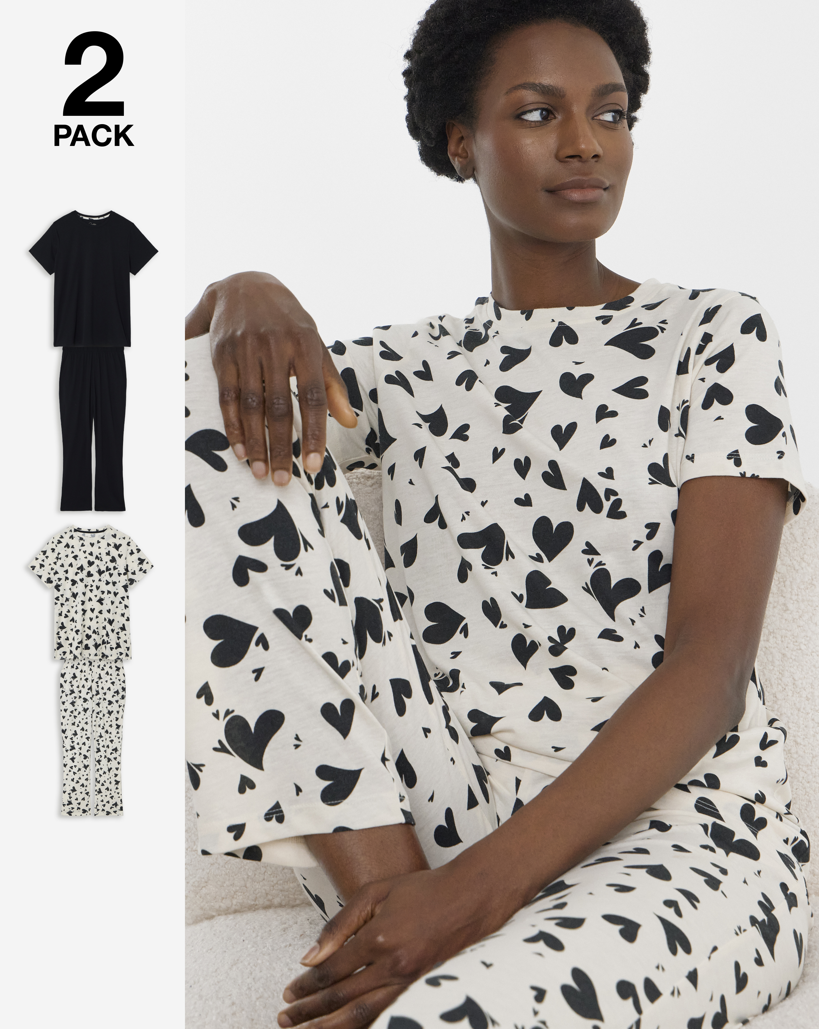 Pretty Secrets 2 Pack Pyjama Set