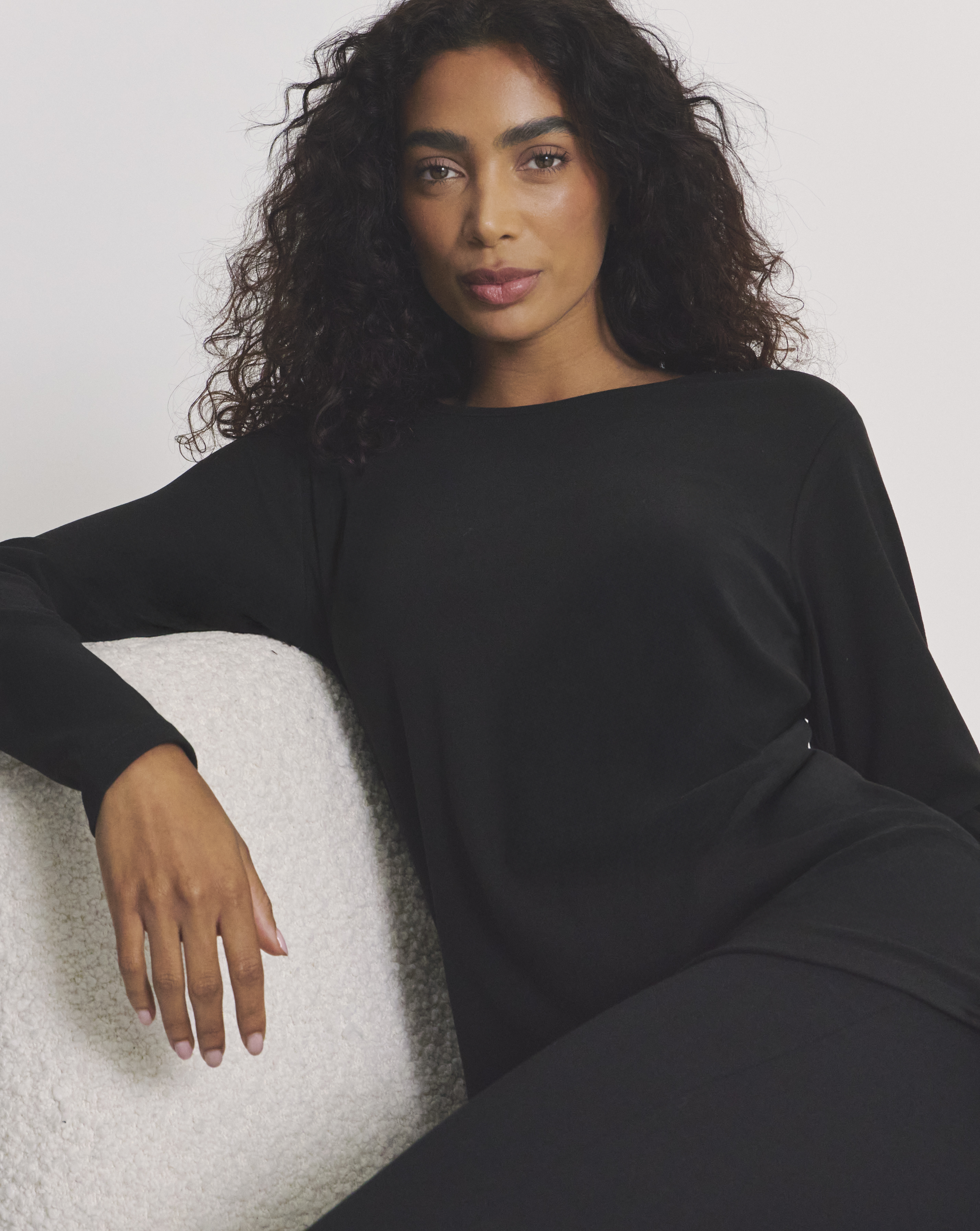 Thermal Brushed Fleece Long Sleeve Top