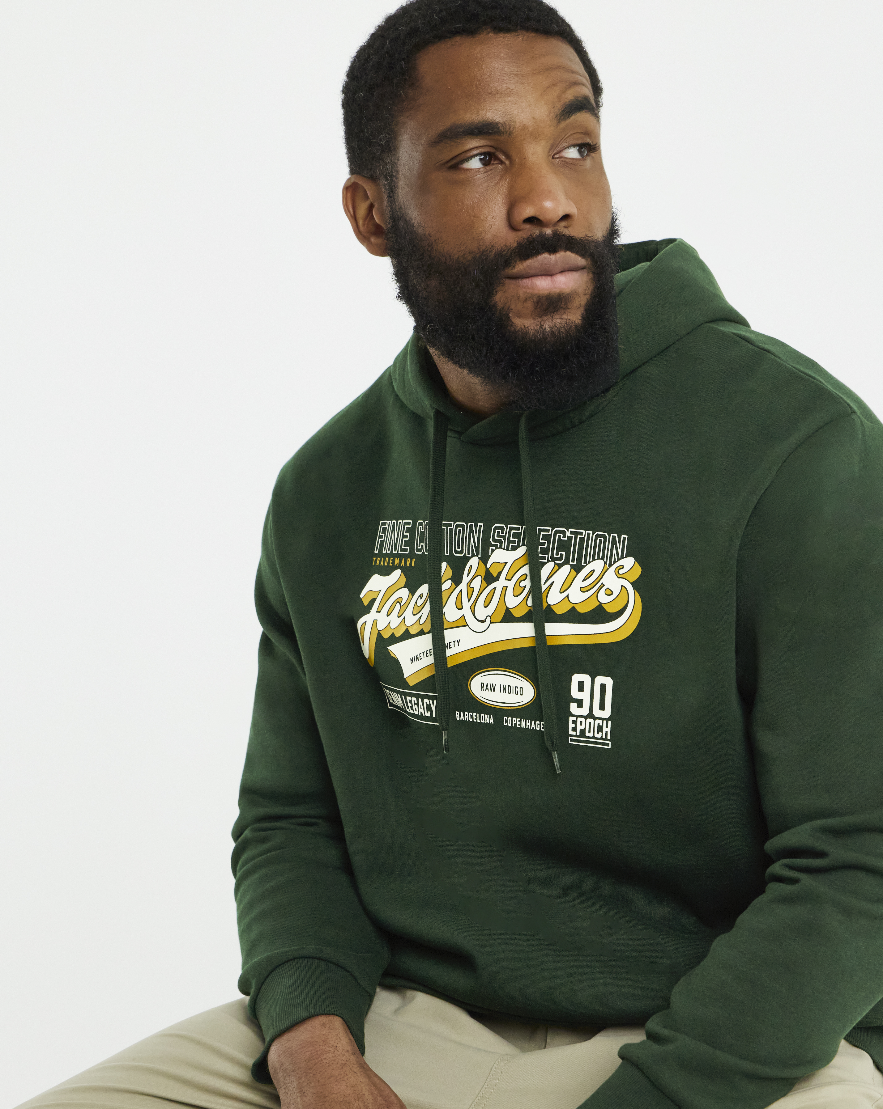 New In - Jack & Jones Graphic Logo Hoodie