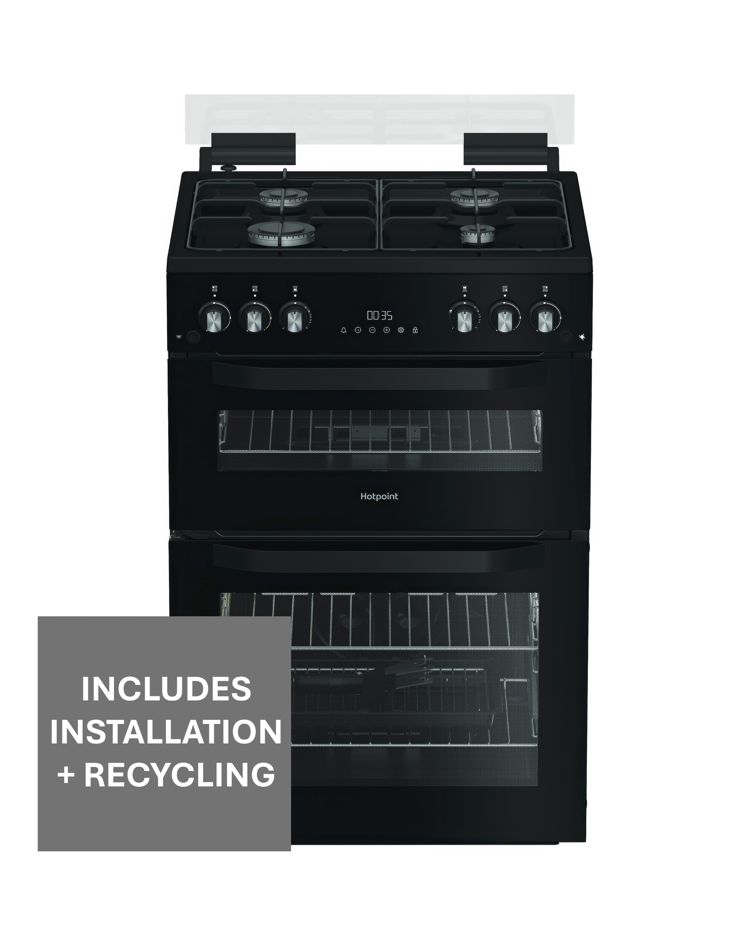 Hotpoint HDG6GDCB1 Cooker + Install