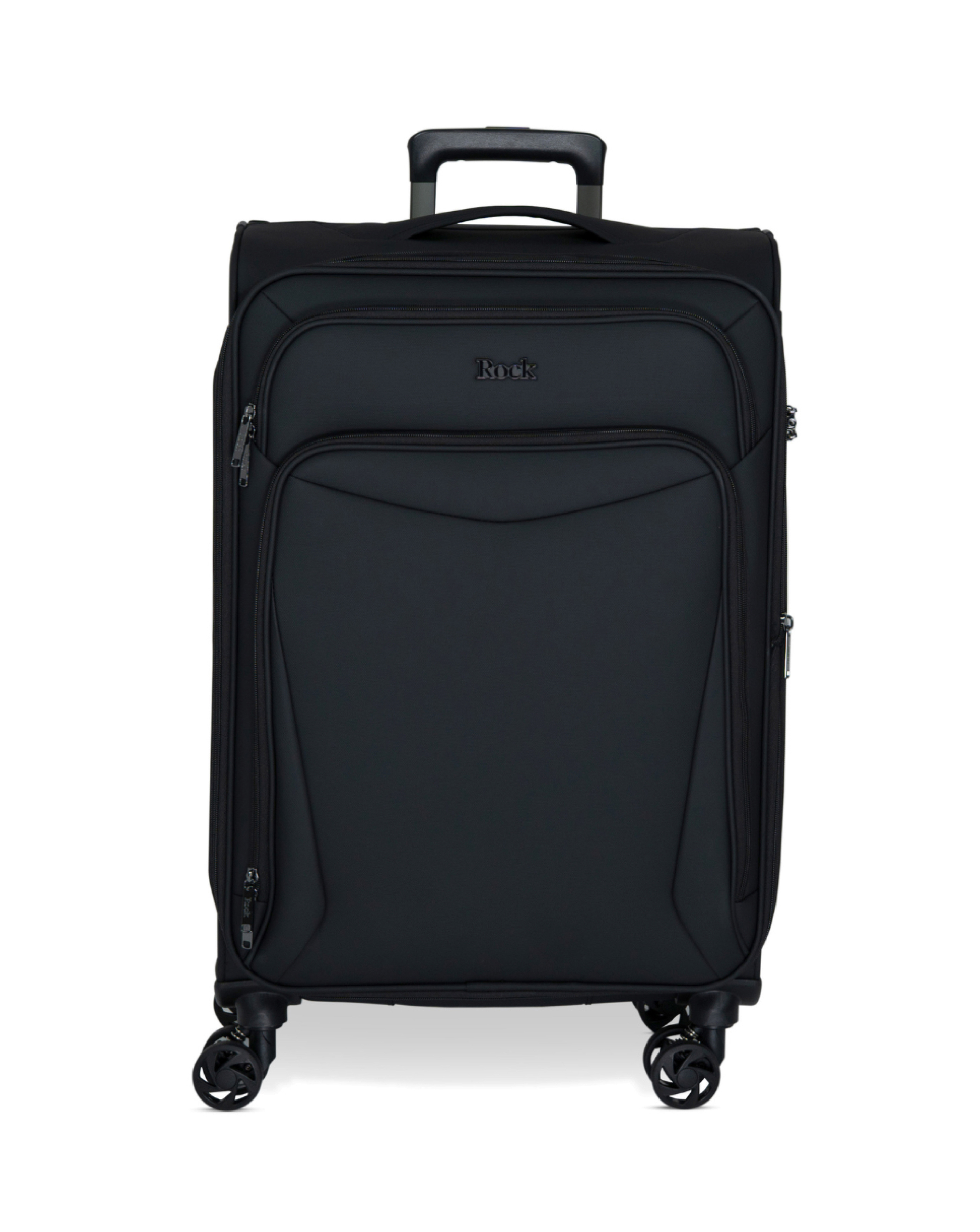 Rock Men's Black Vitality Softshell Suitcase Medium