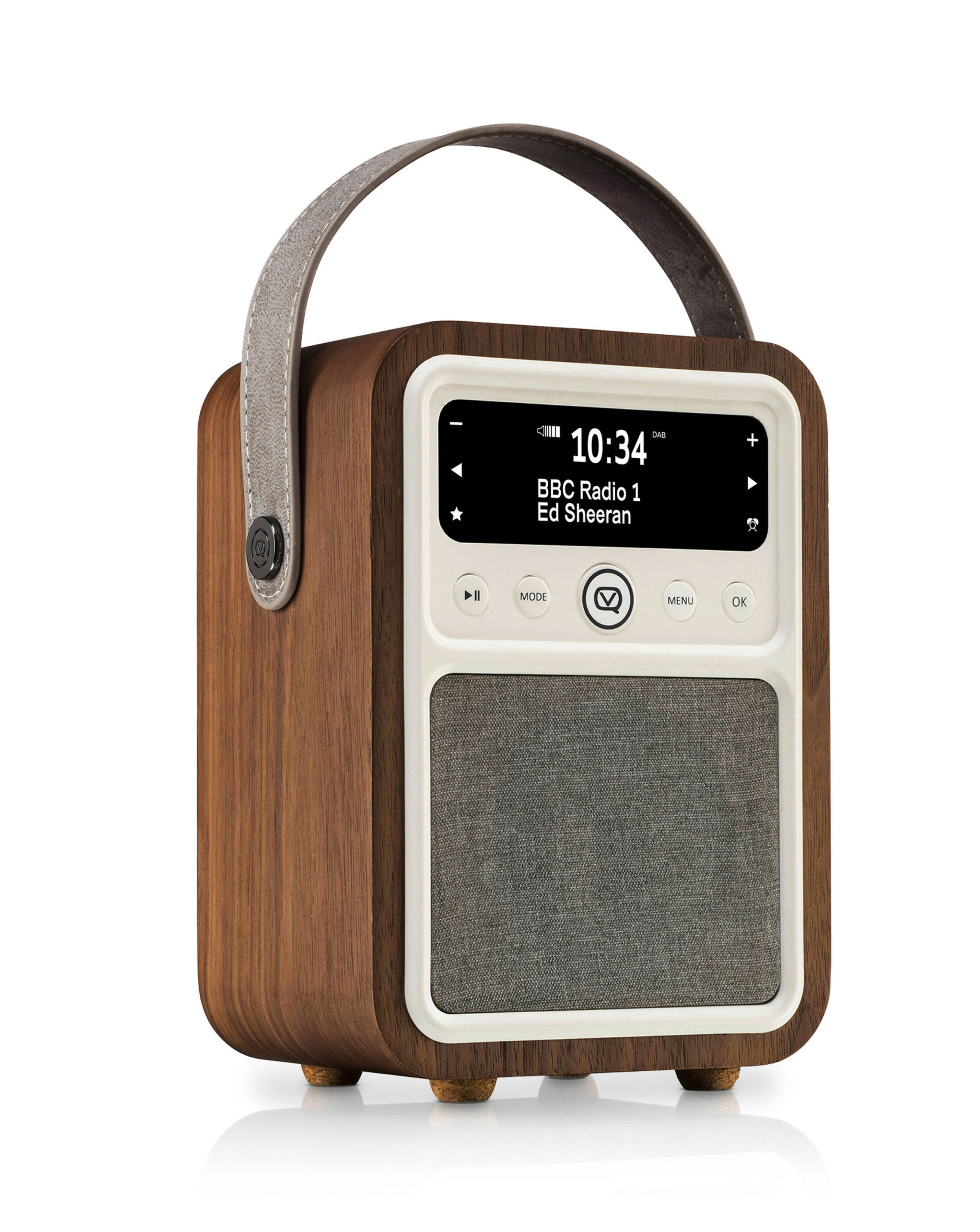 Vq Monty Dab & Dab+ Digital Radio With Fm, Bluetooth & Alarm Clock Real Wood Case Walnut - Image 4