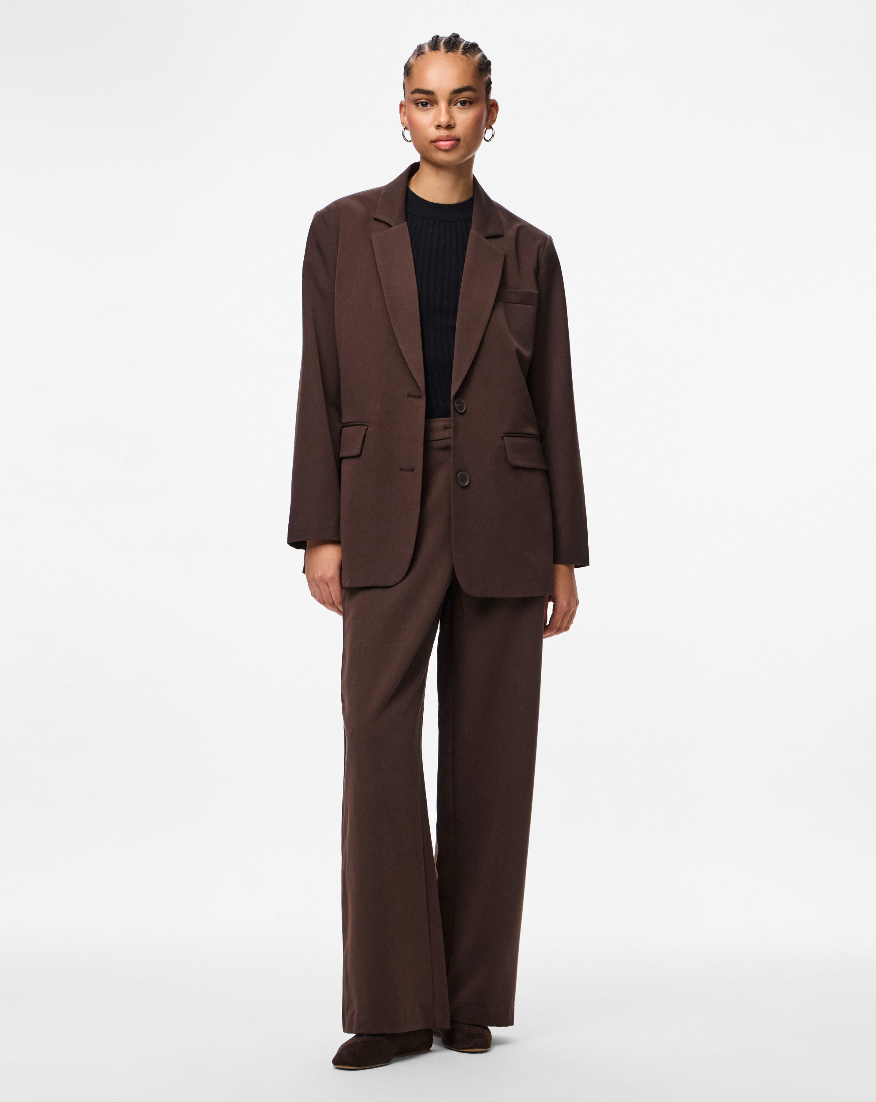 Pieces Kamil High Waisted Wide Trouser 30 Leg