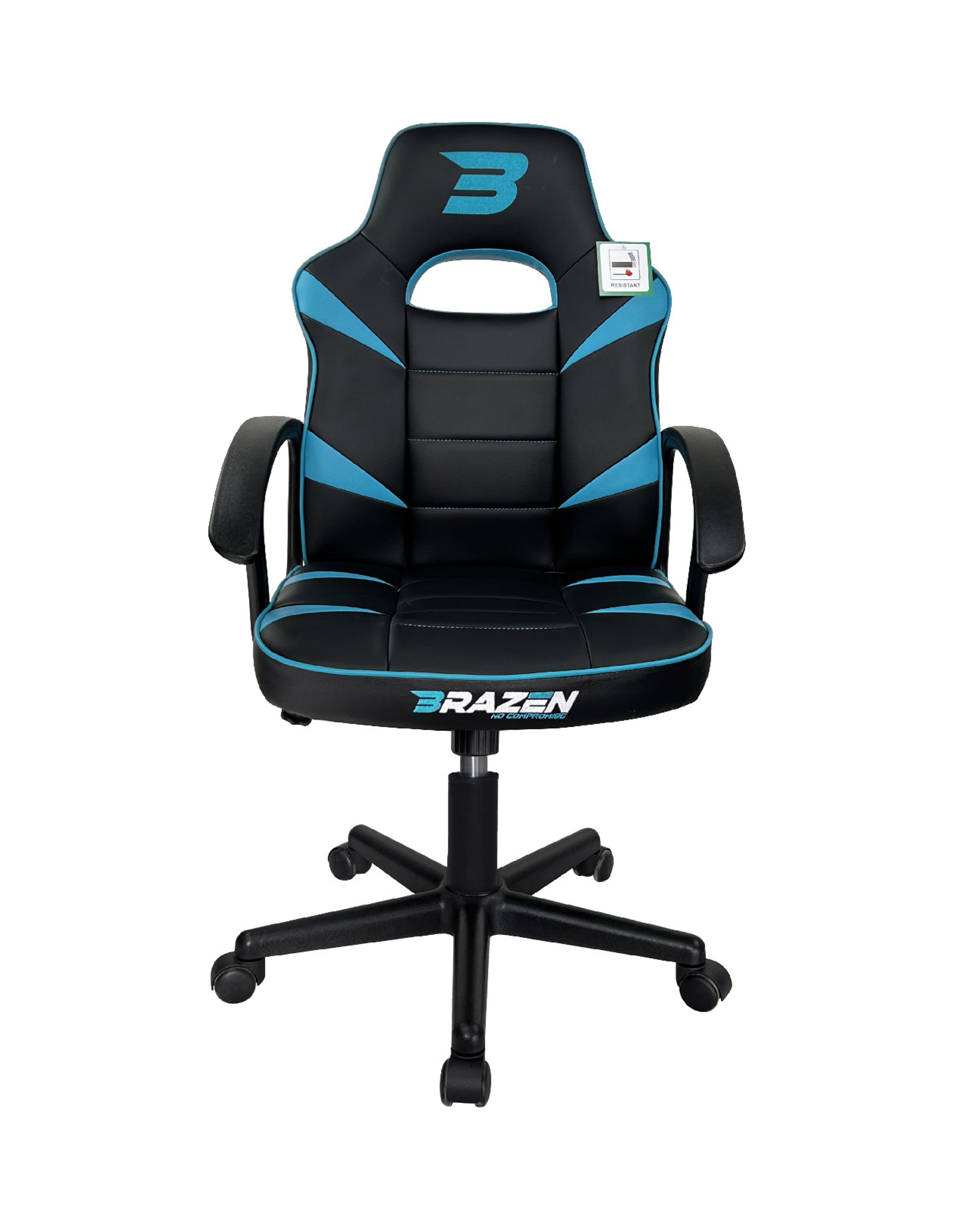 BraZen Valor Mid Back PC Gaming Chair - Blue