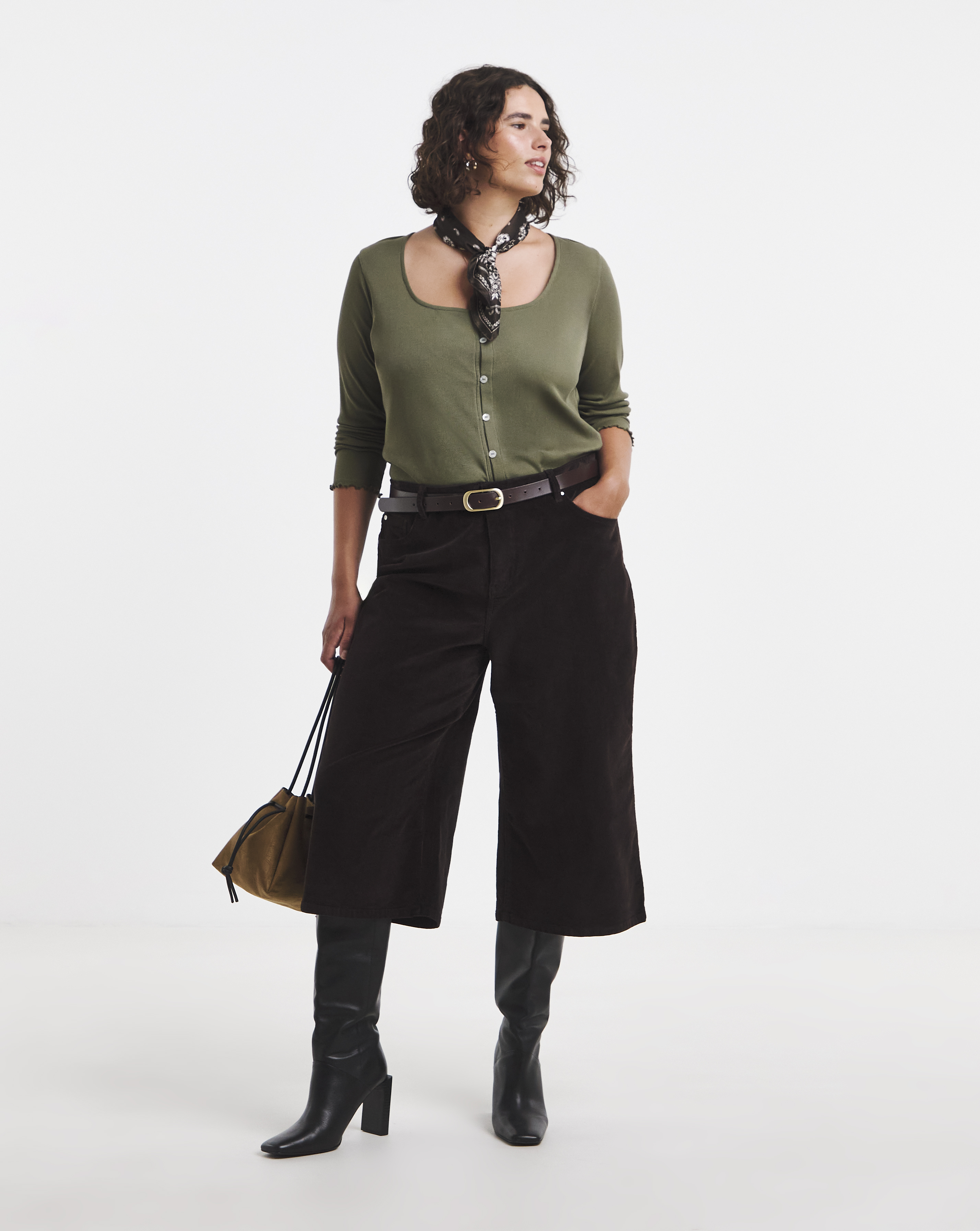 Cord Culotte Jeans