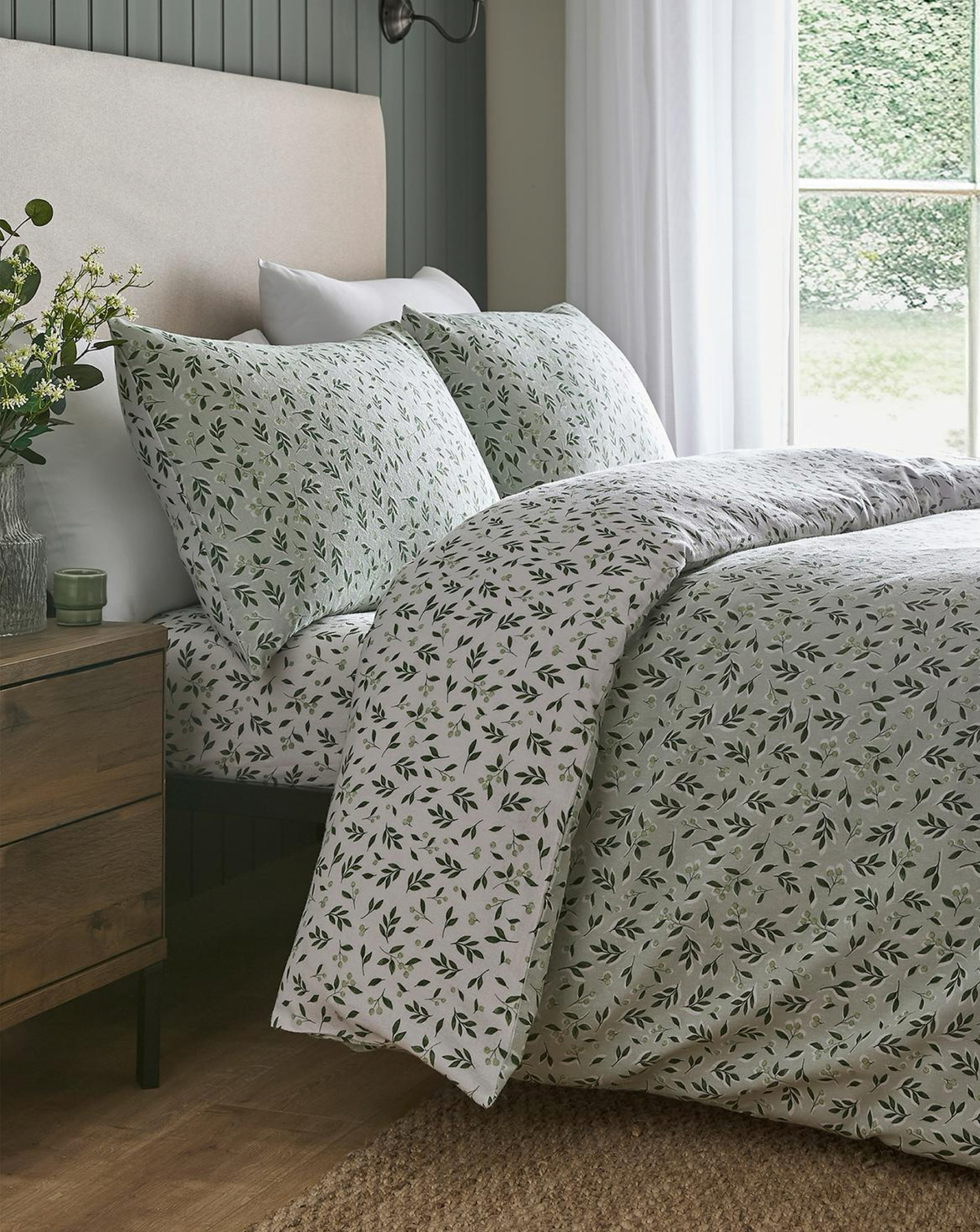 D & Falling Leaf Duvet Cover Set