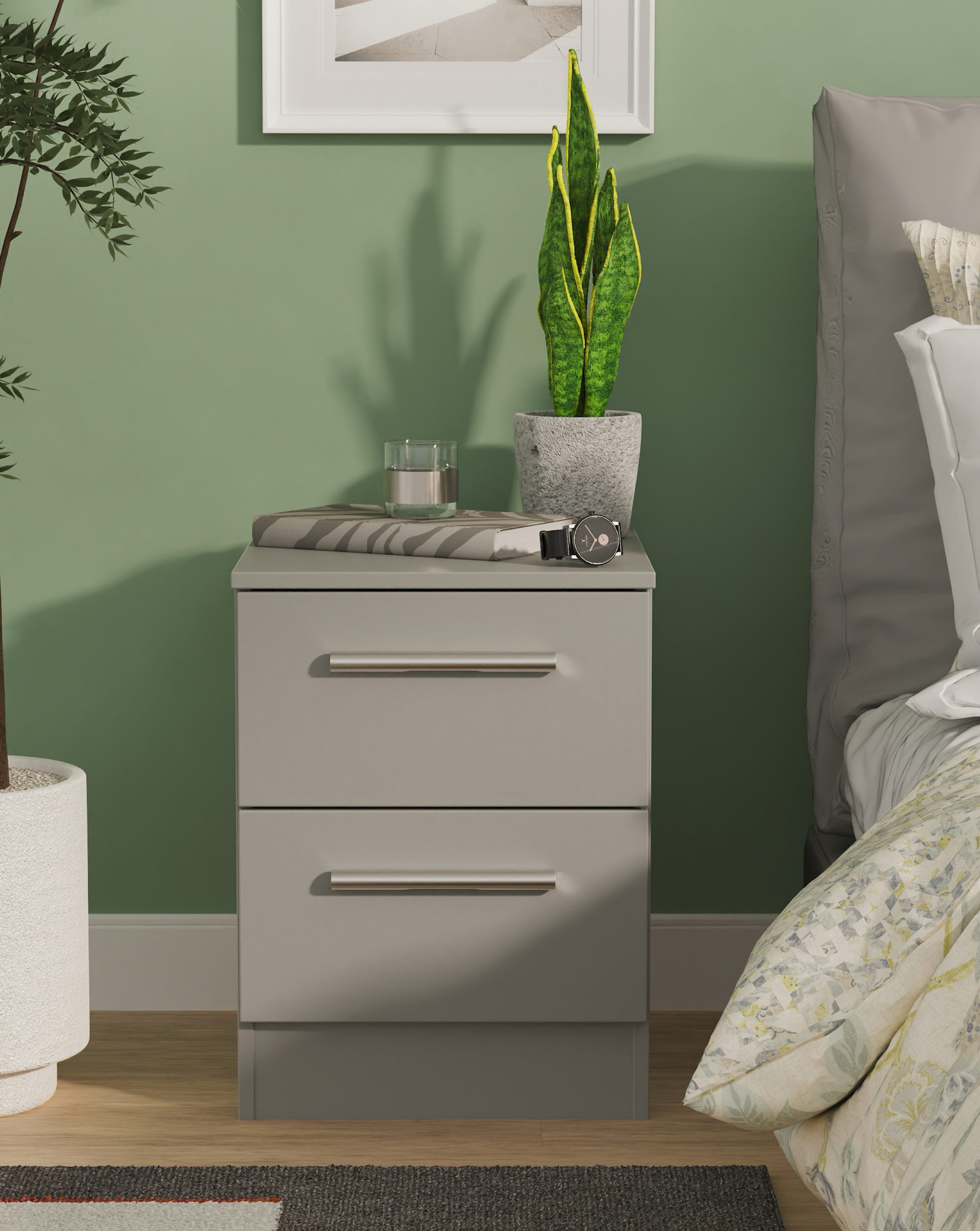 Eider 2 Drawer Bedside - Kids