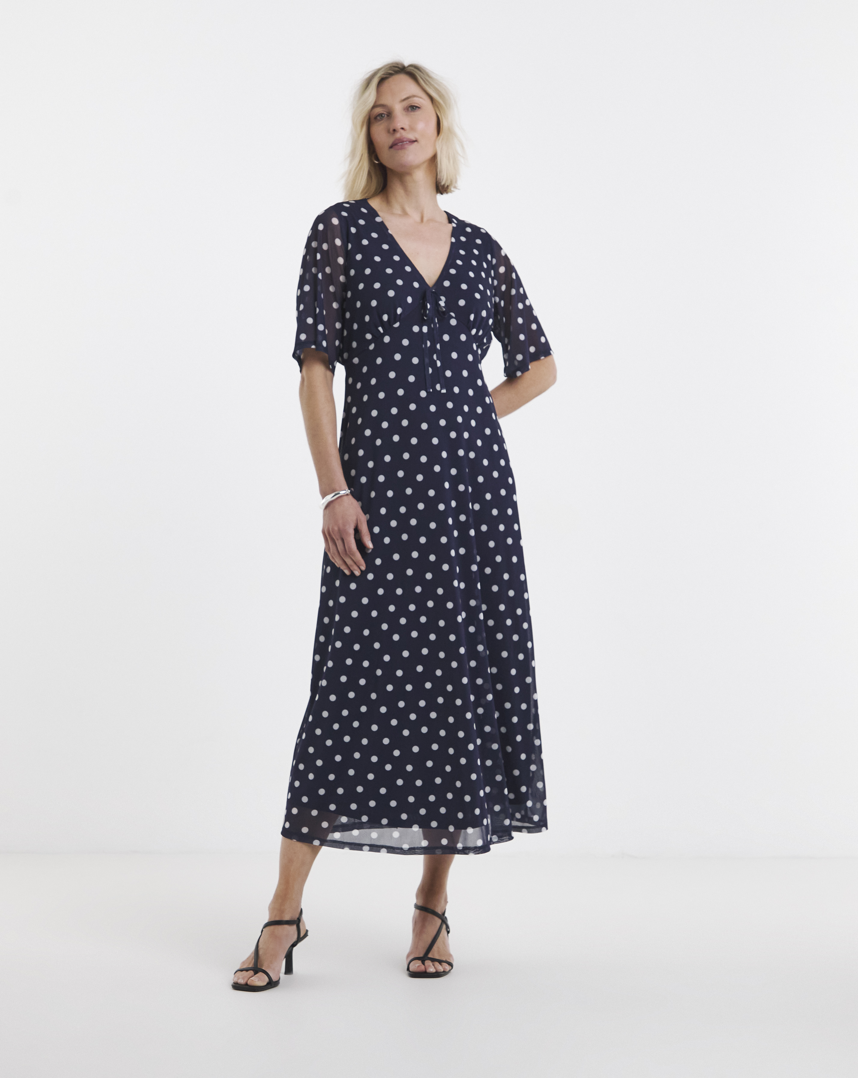 New In - Mesh Midi Dress