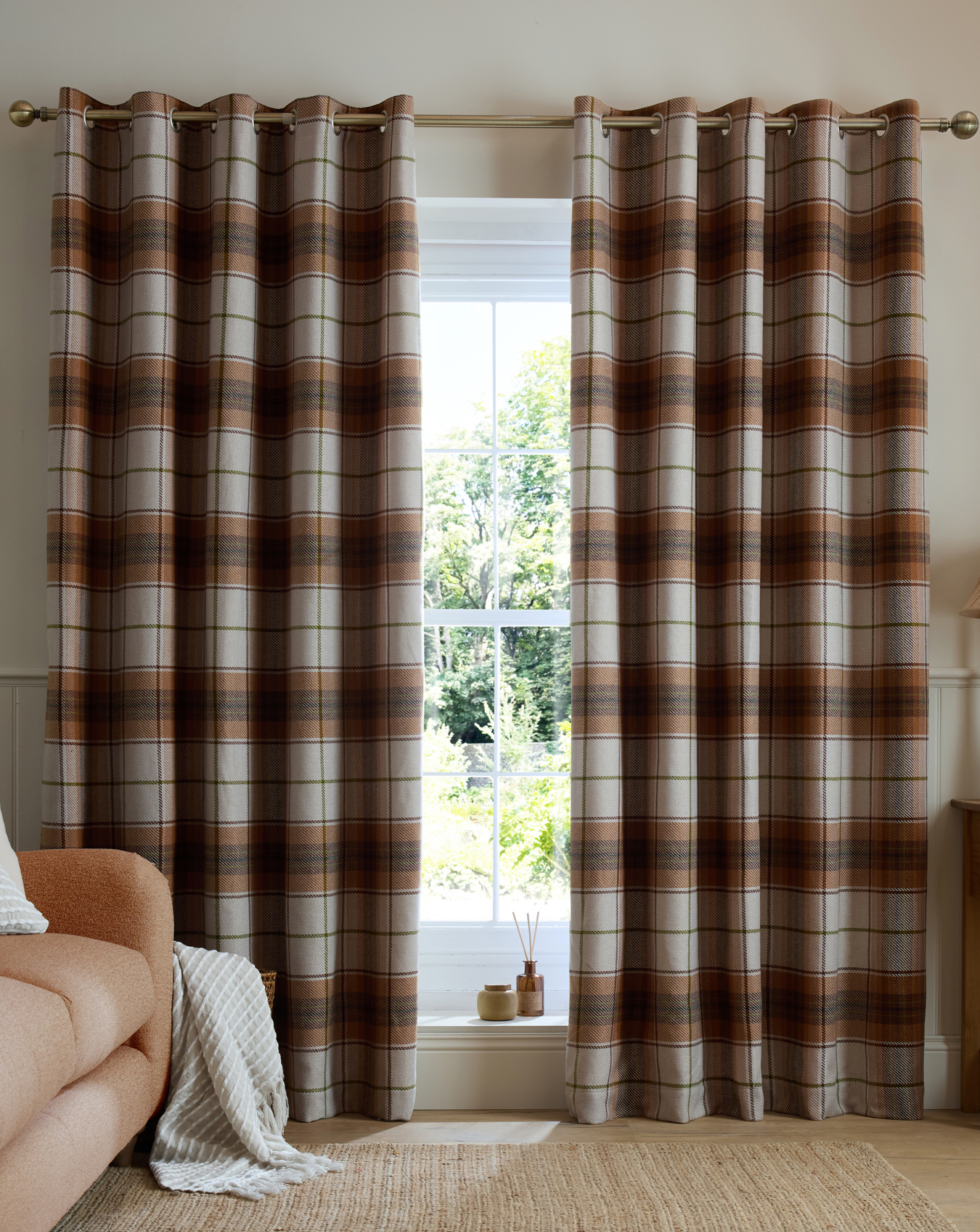 Catherine Lansfield Woven Curtains