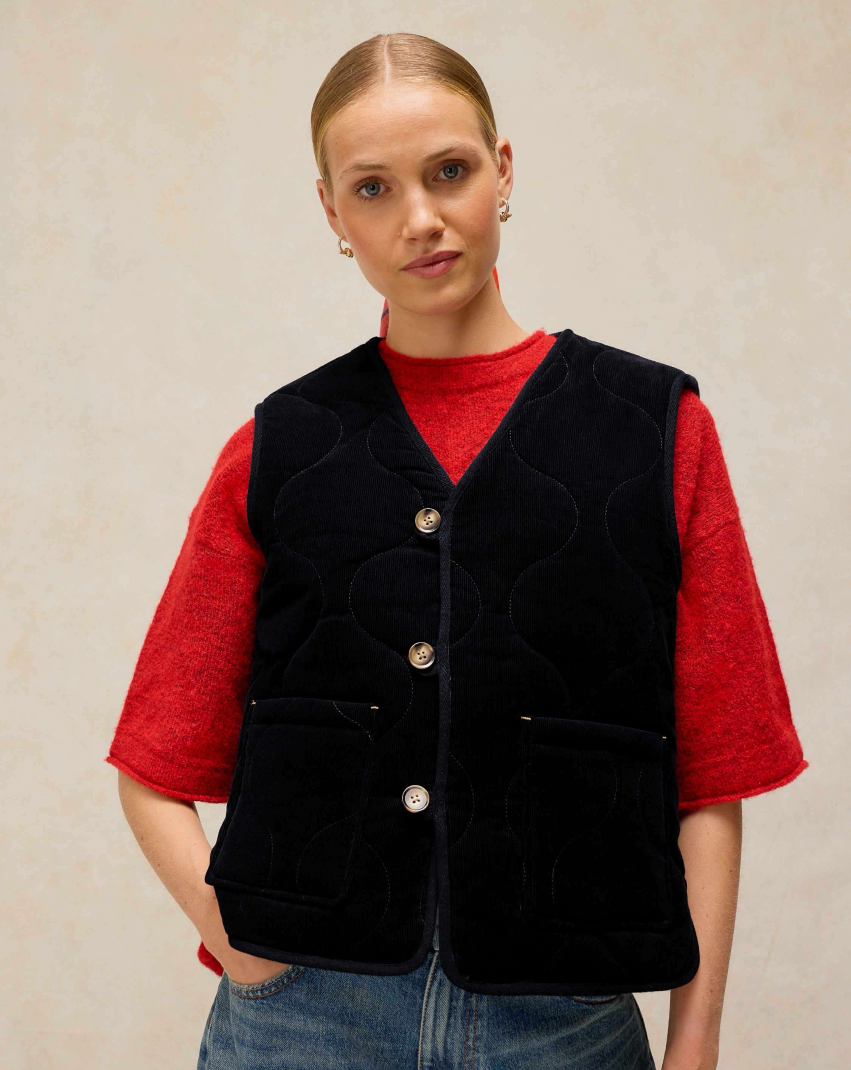 White Stuff Reversible Gilet